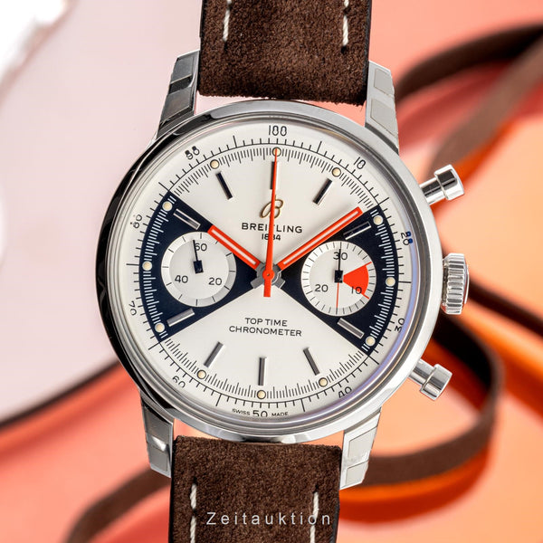 Breitling Top Time "Zorro Dial" Limitiert Chronograph Automatik Stahl A23310 B&P [2301176]
