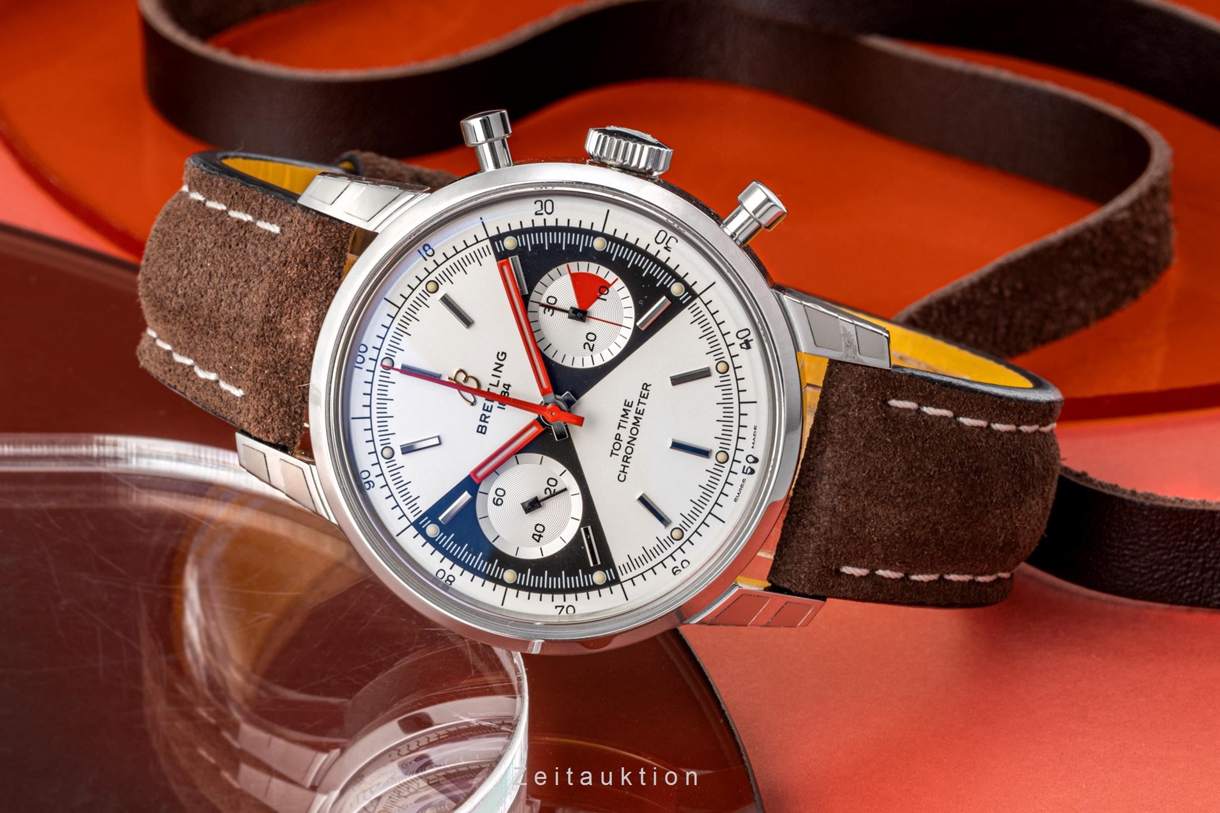 Breitling Top Time "Zorro Dial" Limitiert Chronograph Automatik Stahl A23310 B&P [2301176]