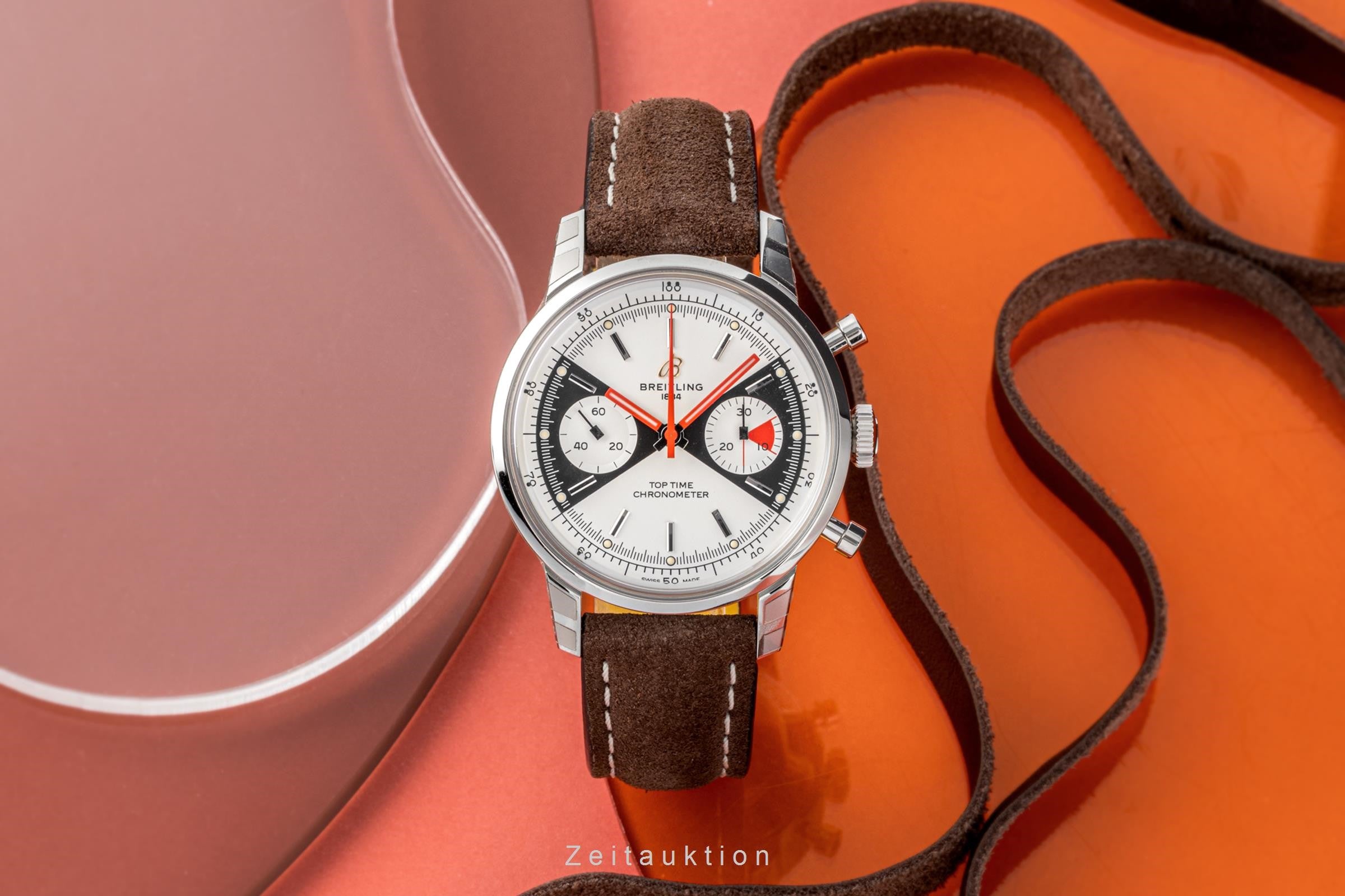 Breitling Top Time "Zorro Dial" Limitiert Chronograph Automatik Stahl A23310 B&P [2301176]