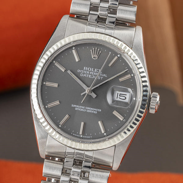 Rolex Datejust Stahl / Weissgold Automatik Herrenuhr Ref: 16014 VP: 7500,- € [2301192]