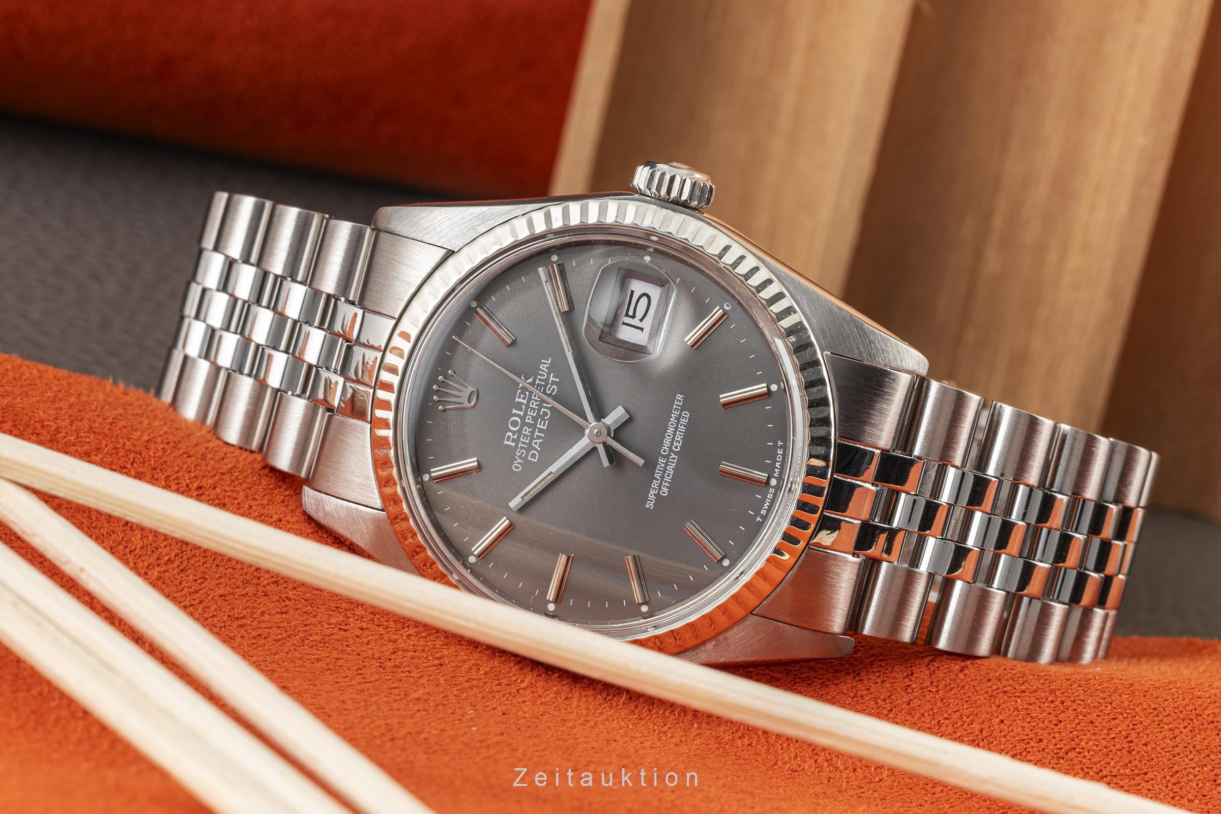 Rolex Datejust Stahl / Weissgold Automatik Herrenuhr Ref: 16014 VP: 7500,- € [2301192]