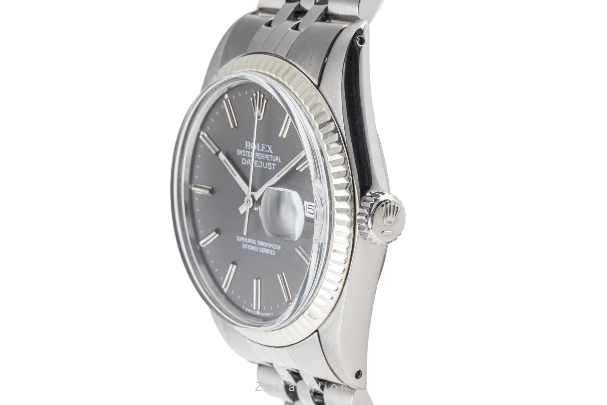 Rolex Datejust Stahl / Weissgold Automatik Herrenuhr Ref: 16014 VP: 7500,- € [2301192]