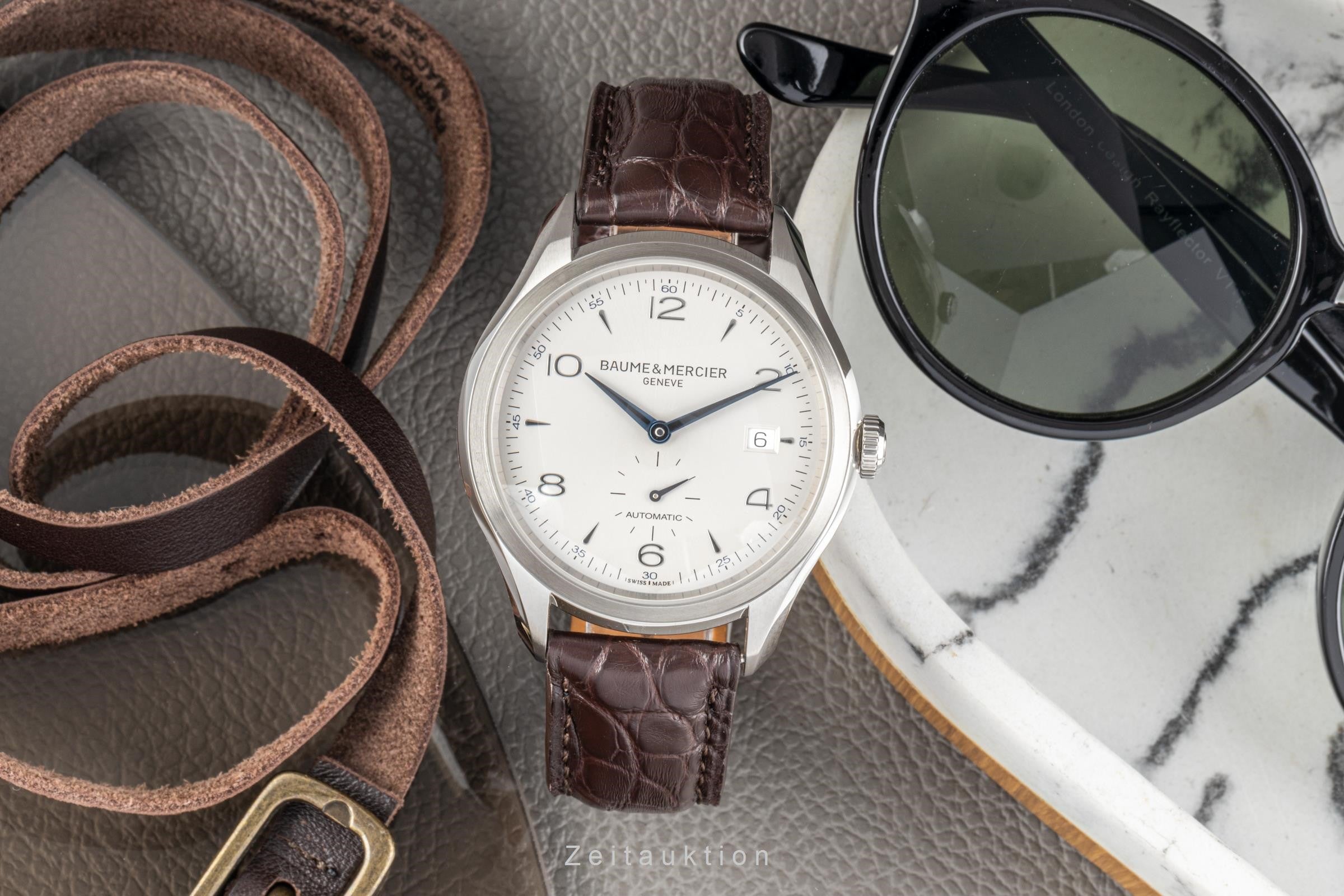 Baume & Mercier Clifton acier automatique montre pour hommes MOA/0099, 65717 LP: 3400EUR  [2301224]