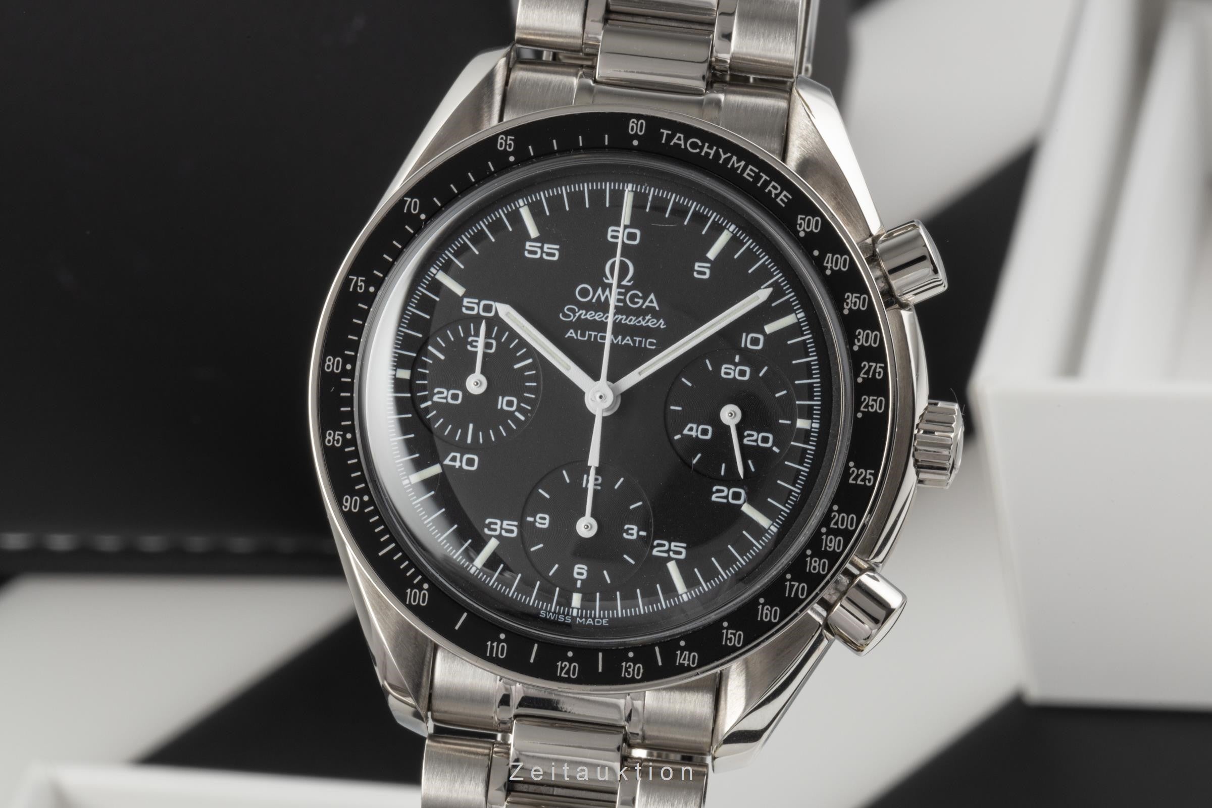 Omega Speedmaster chronograph steel automatic men's watch 175.0032.1, 3510.50.00 LP: 5900EUR  [2301231]