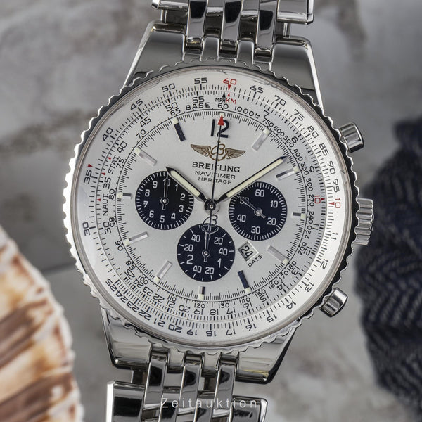 Breitling Navitimer Heritage chronograph steel automatic men's watch A35350  [2301261]