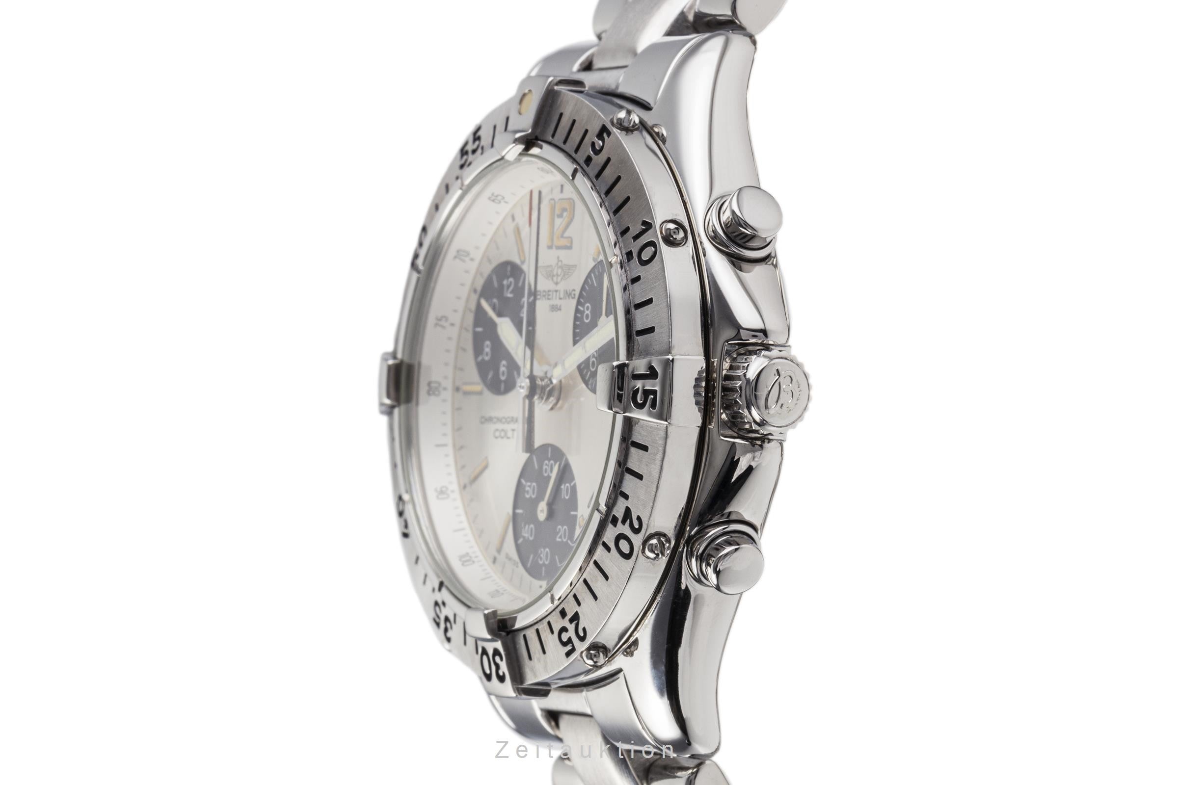 Breitling Colt chronograph steel quartz men's watch A53035  [2301280]