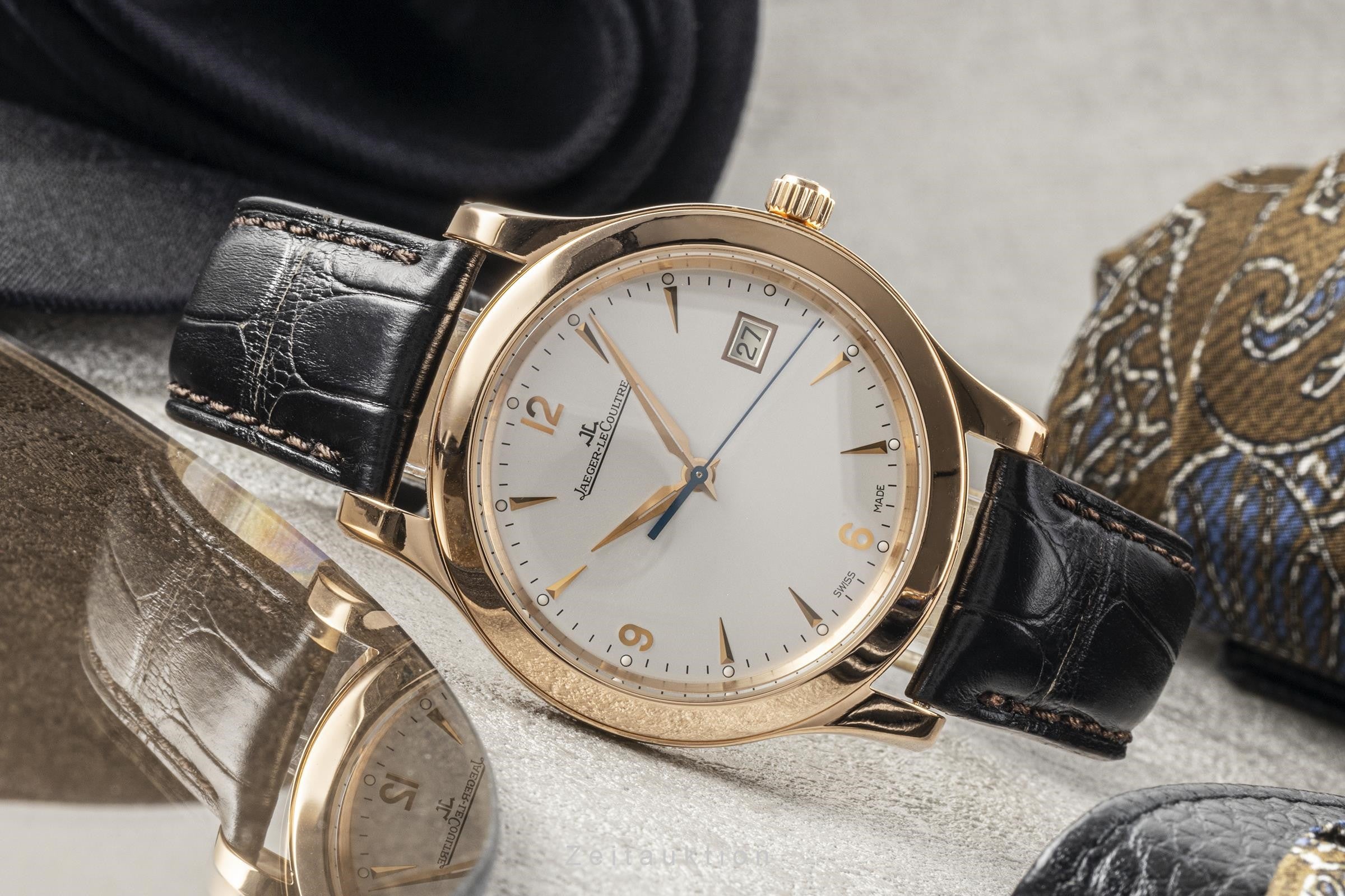 Jaeger-LeCoultre Master Control 18K Roségold Automatik Herrenuhr 147.2.37.S [2301297]