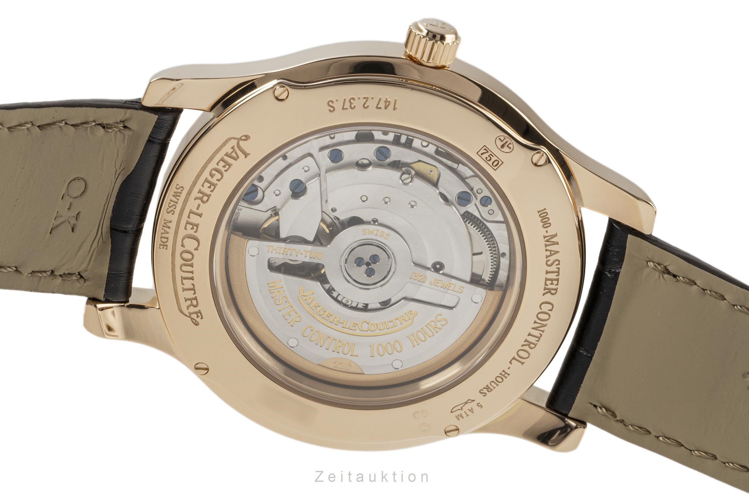 Jaeger-LeCoultre Master Control 18K Roségold Automatik Herrenuhr 147.2.37.S [2301297]