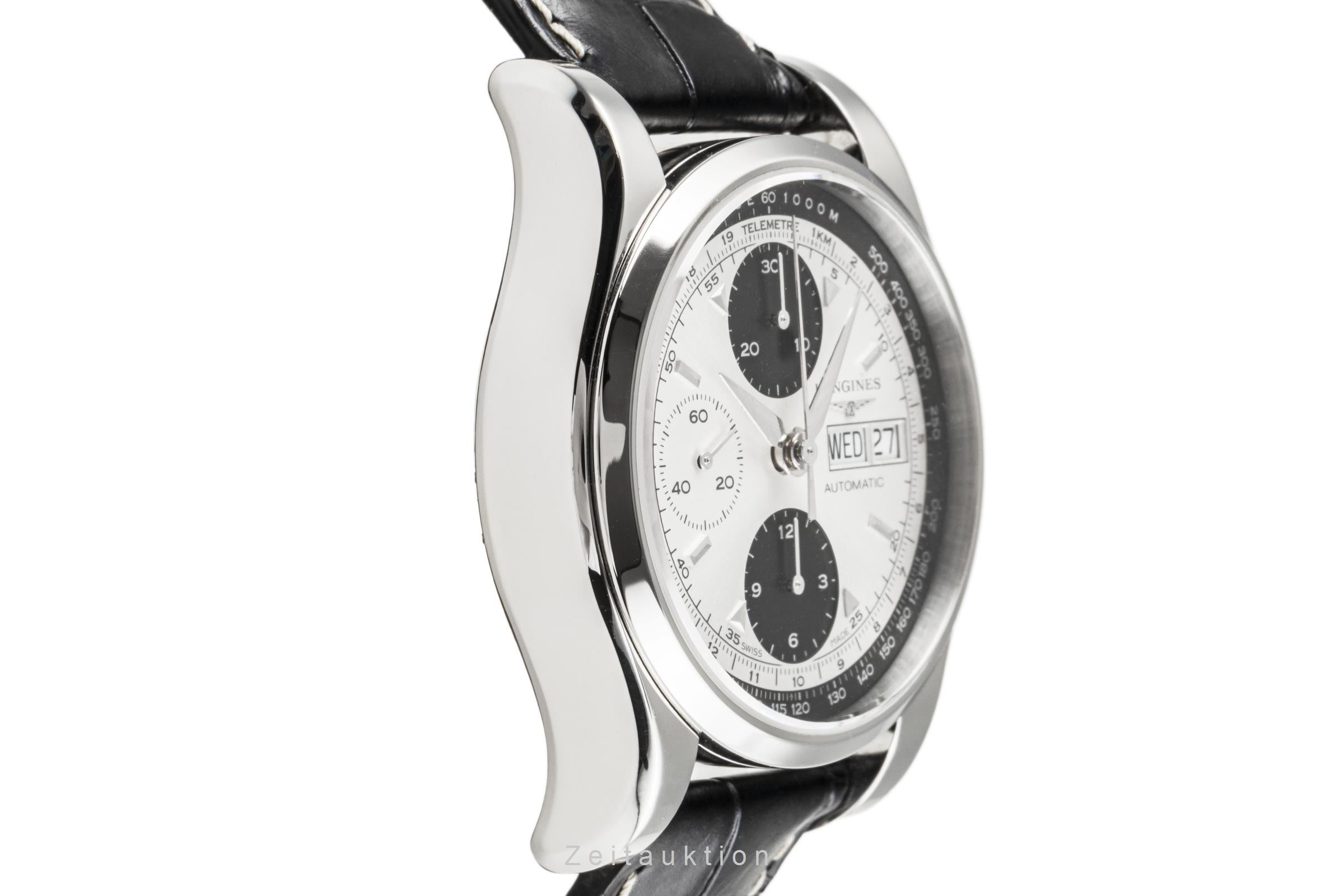 Longines Heritage chronographe acier automatique montre pour hommes L2.747.4  [2301298]