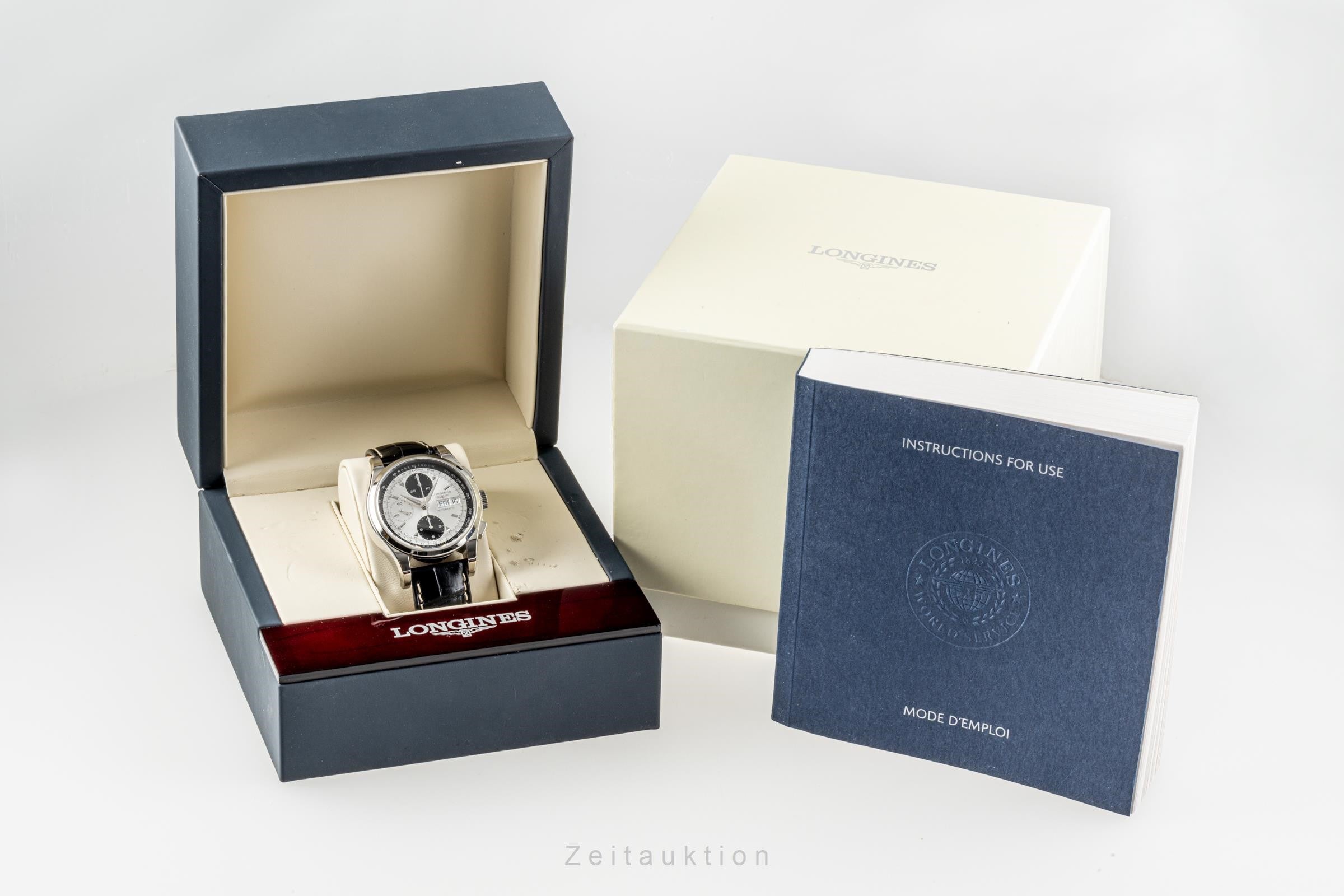 Longines Heritage chronographe acier automatique montre pour hommes L2.747.4  [2301298]