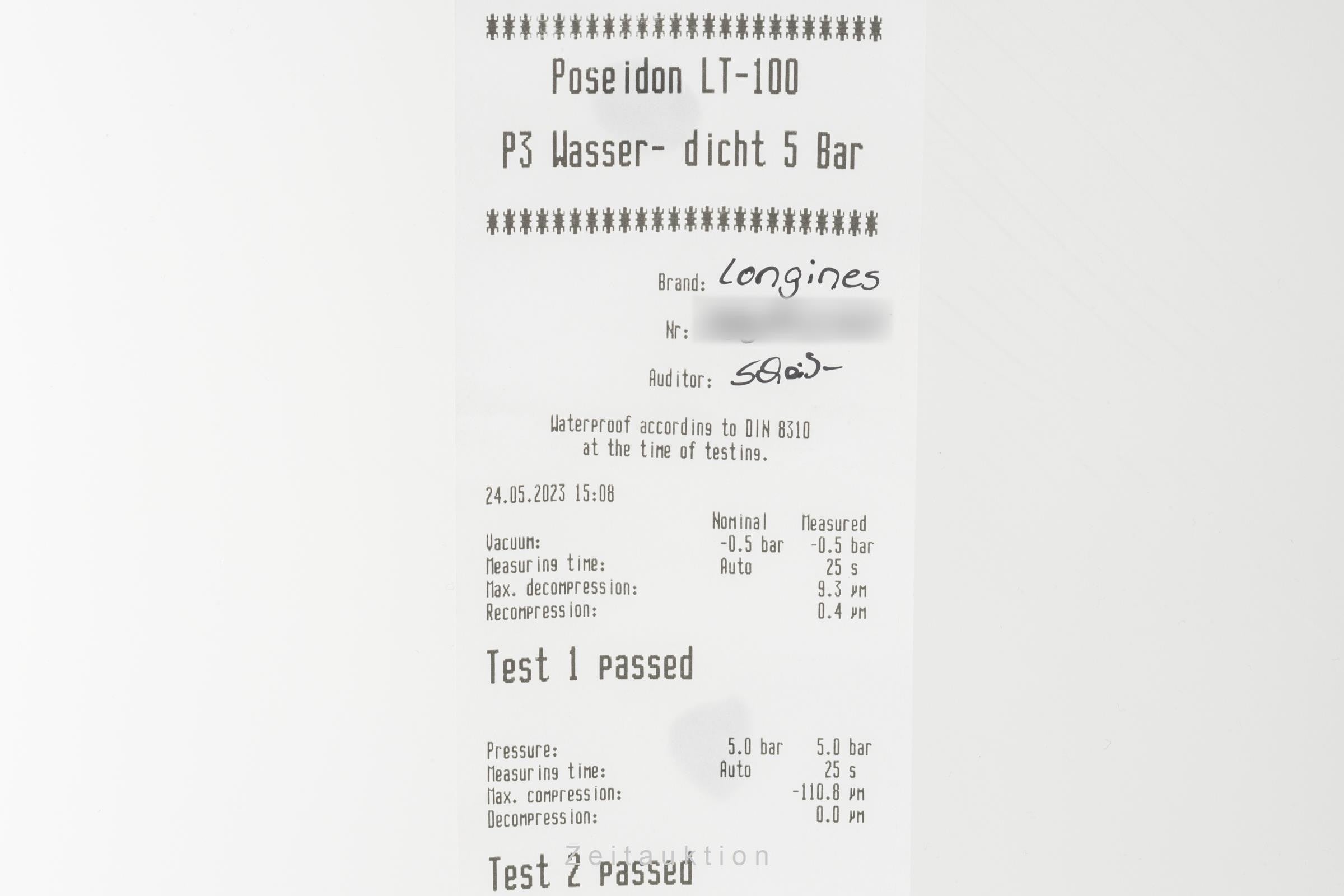 Longines Heritage chronographe acier automatique montre pour hommes L2.747.4  [2301298]