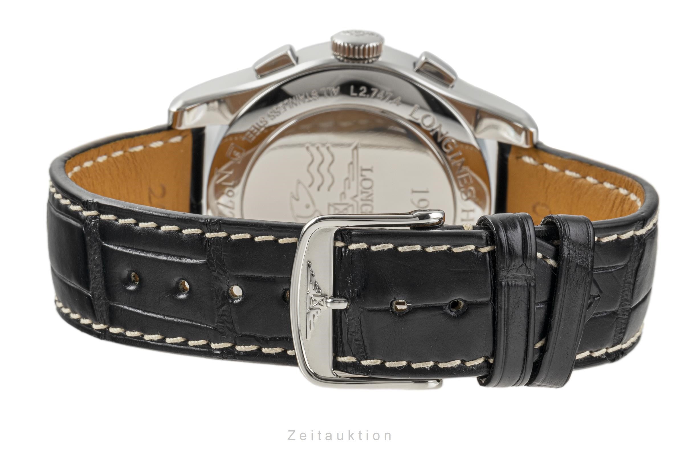 Longines Heritage chronographe acier automatique montre pour hommes L2.747.4  [2301298]