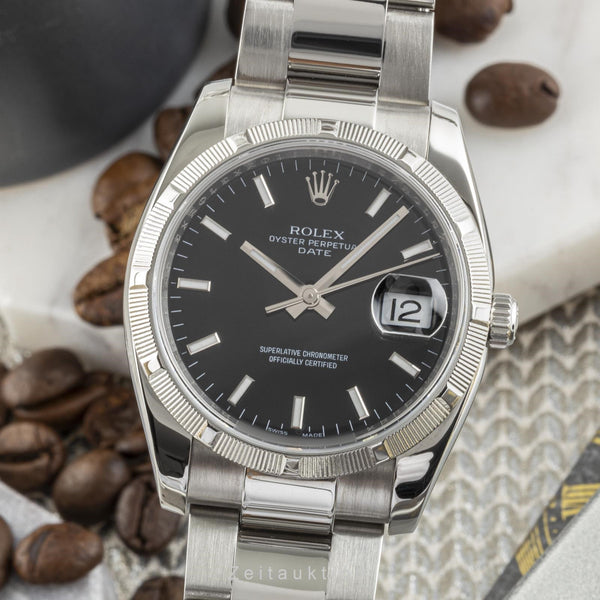 Rolex Date steel automatic men's watch 115210  [2301344]