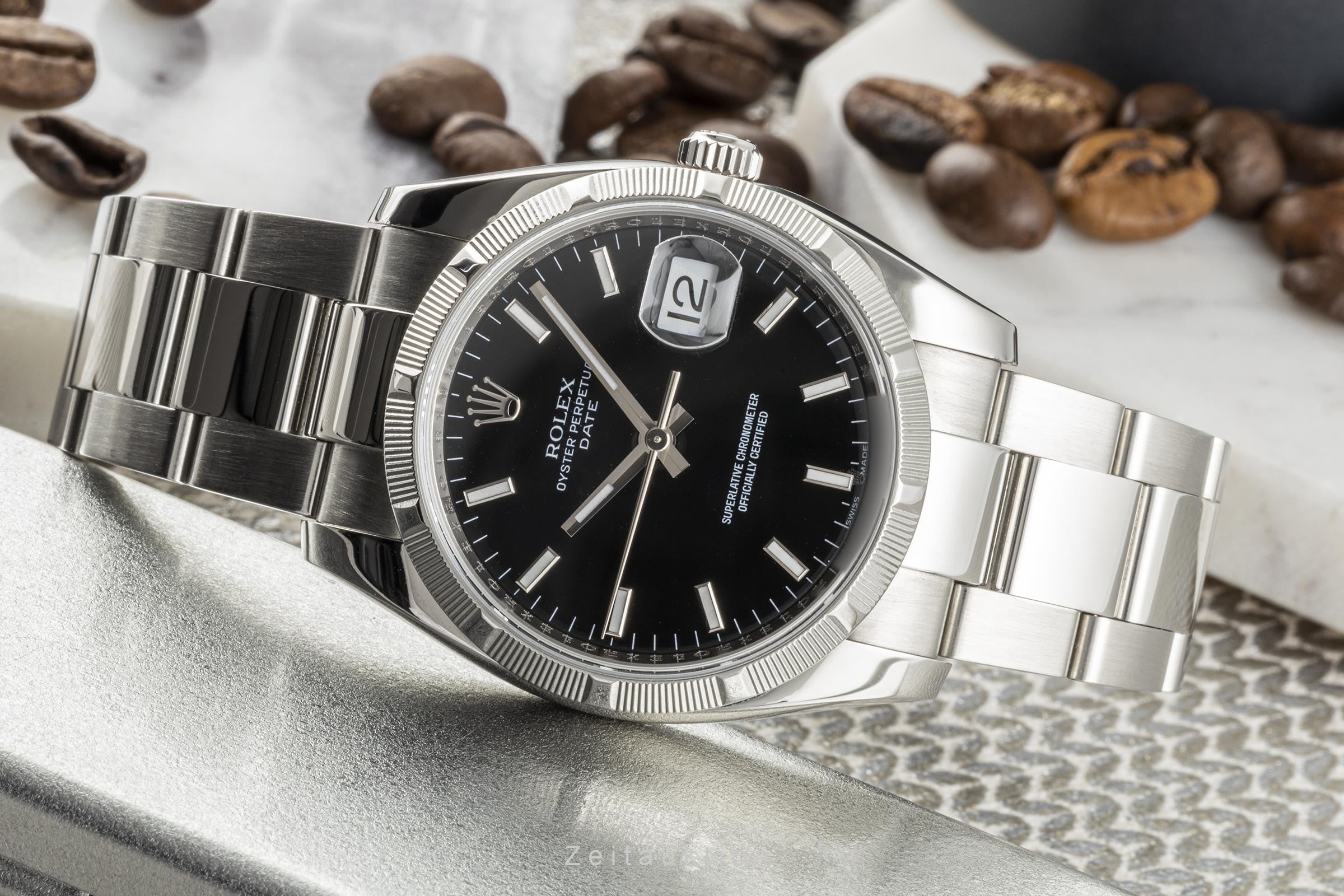 Rolex Date steel automatic men's watch 115210  [2301344]