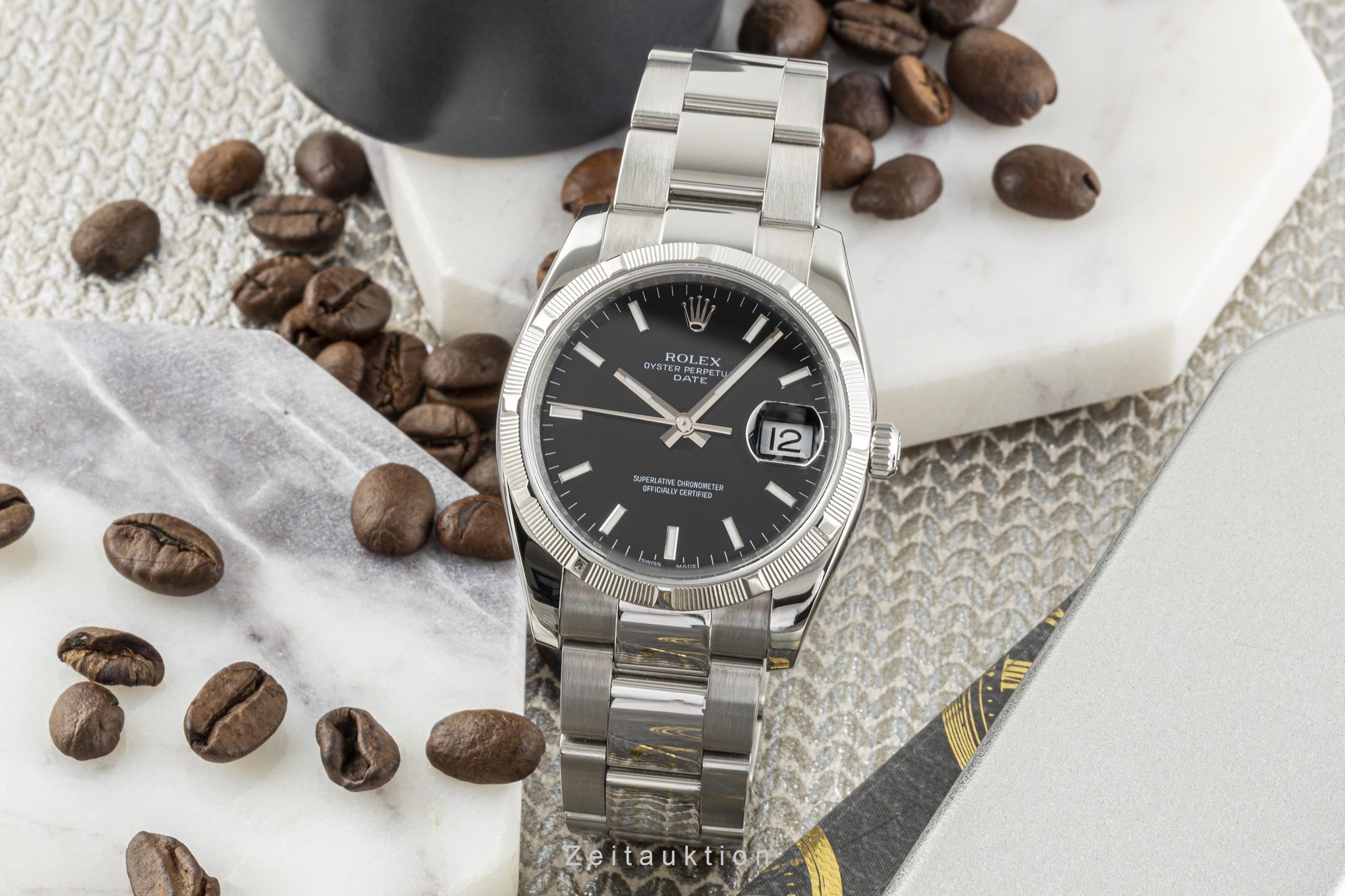 Rolex Date steel automatic men's watch 115210  [2301344]