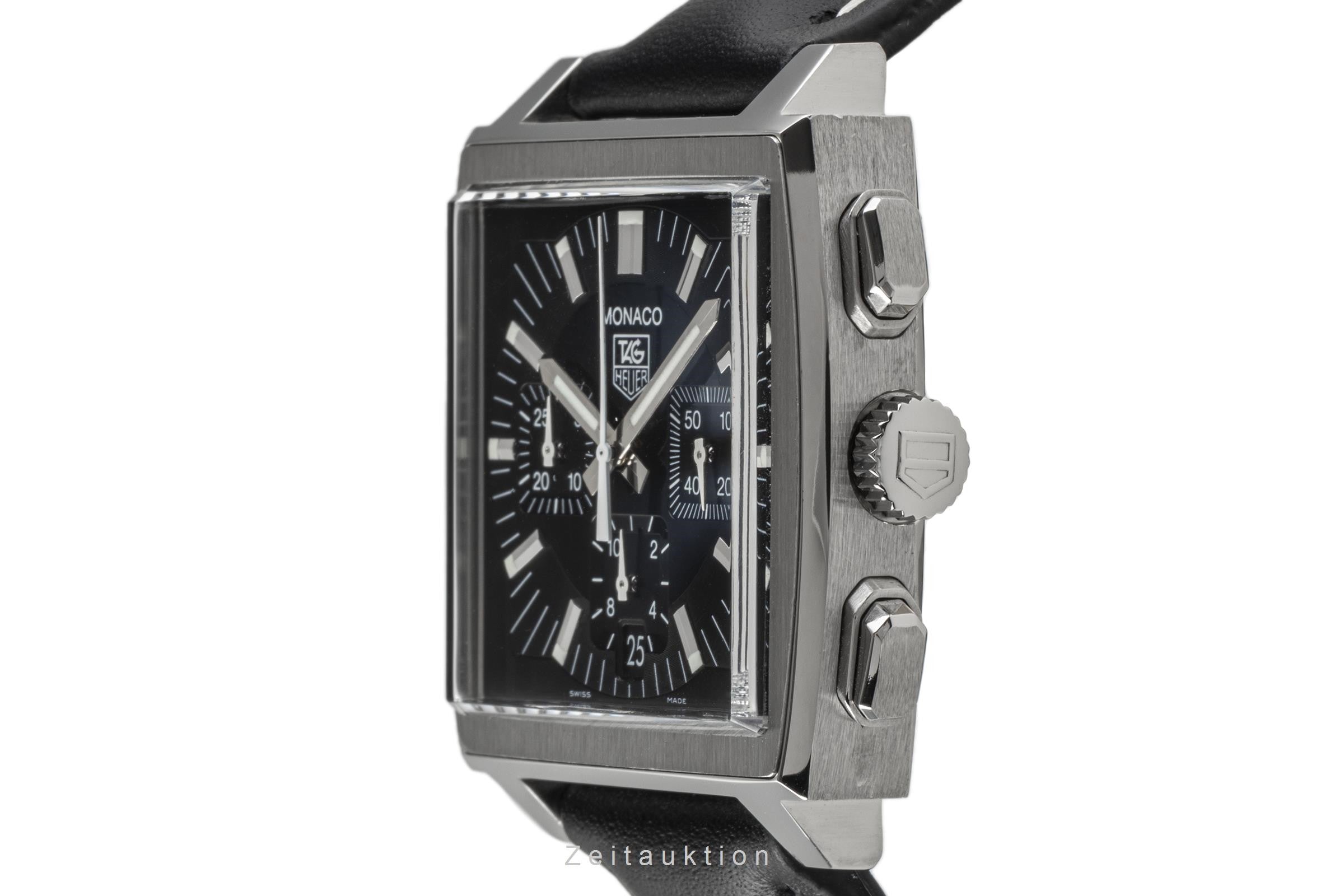 Tag Heuer Monaco chronograph steel automatic men's watch CW2111-0 LP: 6850EUR  [2301387]