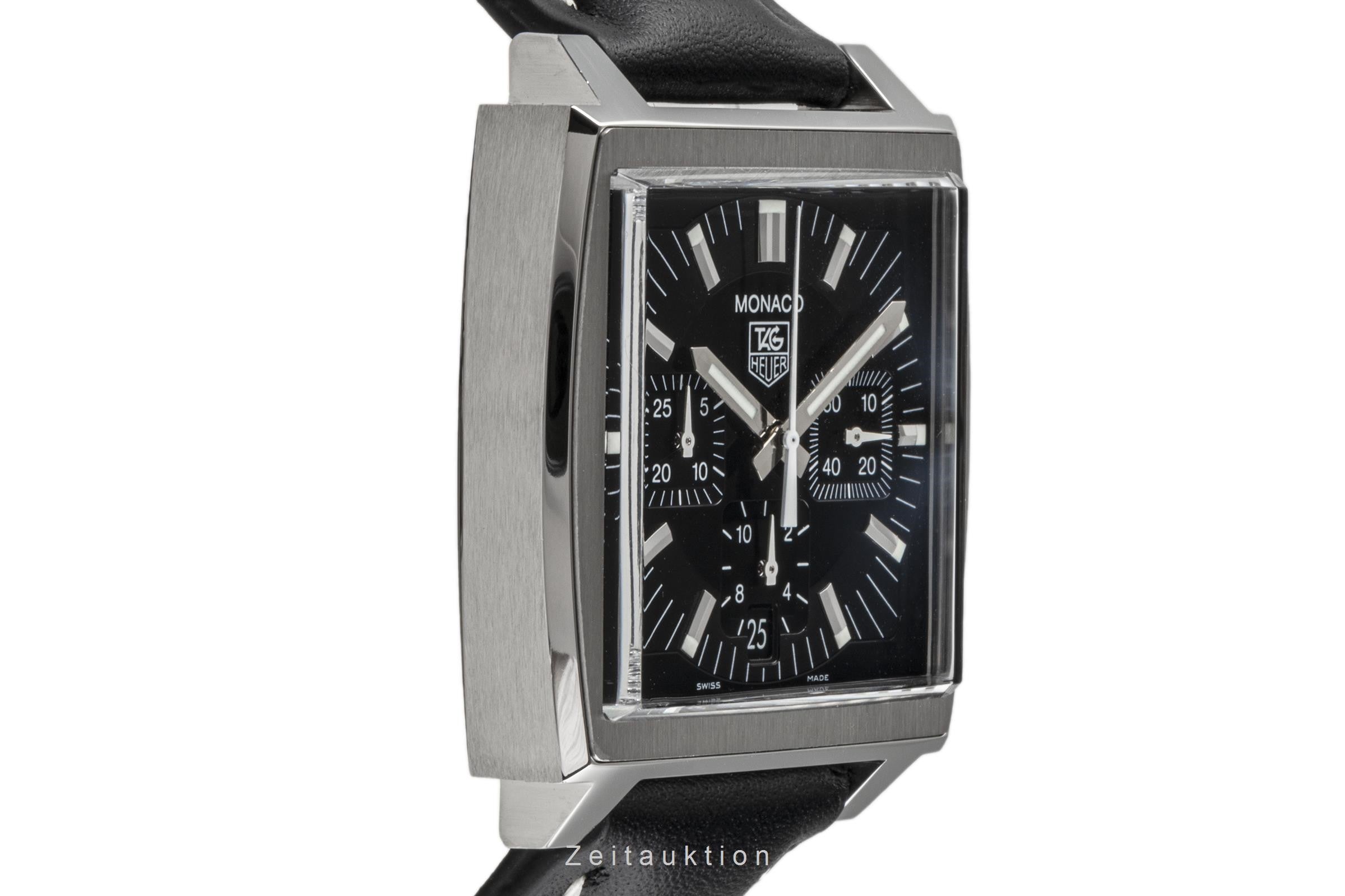 Tag Heuer Monaco chronograph steel automatic men's watch CW2111-0 LP: 6850EUR  [2301387]