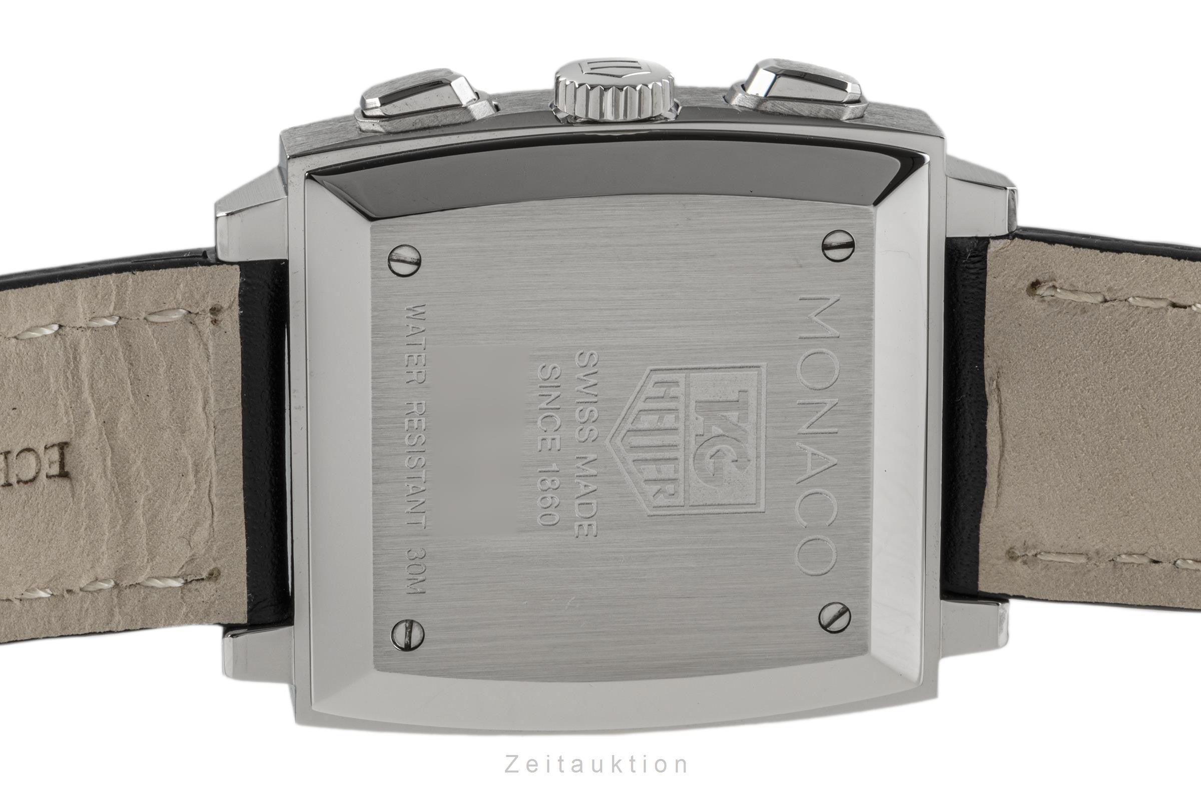 Tag Heuer Monaco chronograph steel automatic men's watch CW2111-0 LP: 6850EUR  [2301387]