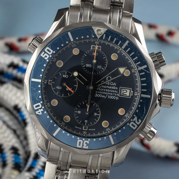 Omega Seamaster chronograph steel automatic men's watch 178.0504, 378.0504, 175.0504, 375.0504, 2298.80.00  [2301404]