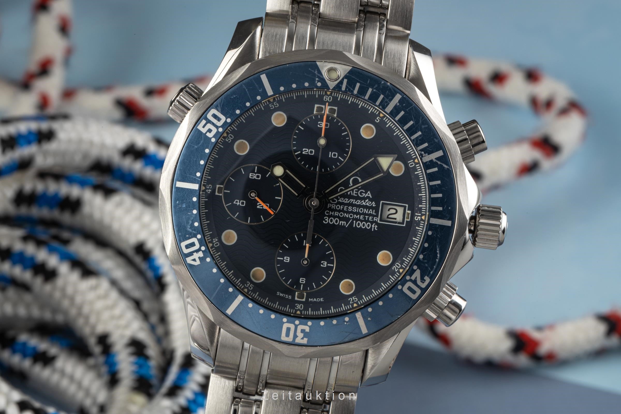 Omega Seamaster chronograph steel automatic men's watch 178.0504, 378.0504, 175.0504, 375.0504, 2298.80.00  [2301404]