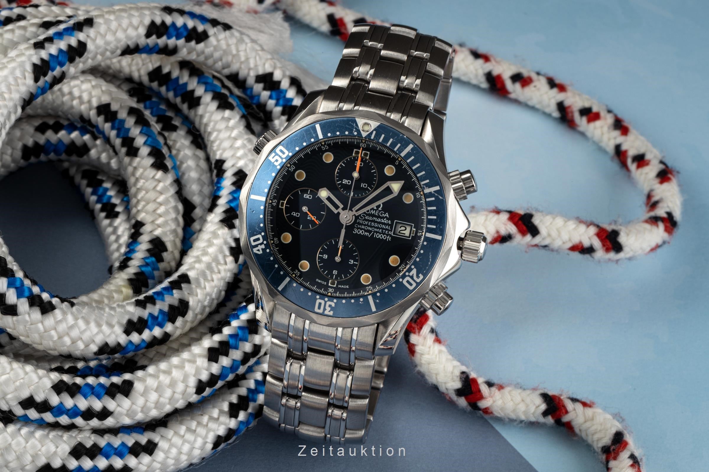 Omega Seamaster chronograph steel automatic men's watch 178.0504, 378.0504, 175.0504, 375.0504, 2298.80.00  [2301404]