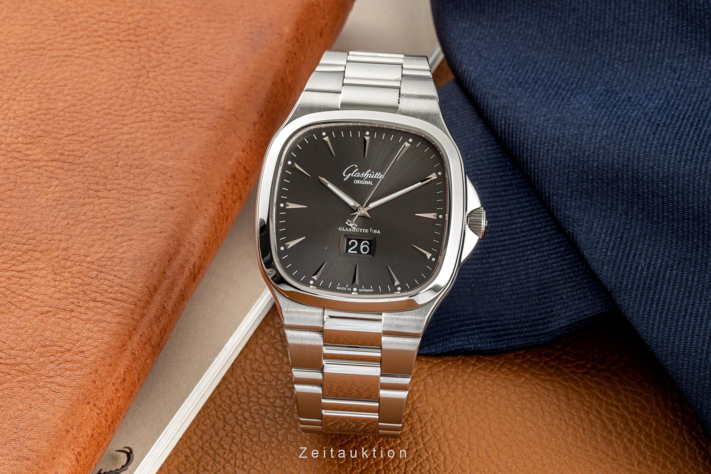 Glashütte Seventies acciaio automatismo orologio da uomo 2-39-47-12-12-14 LP: 10800EUR  [2301432]