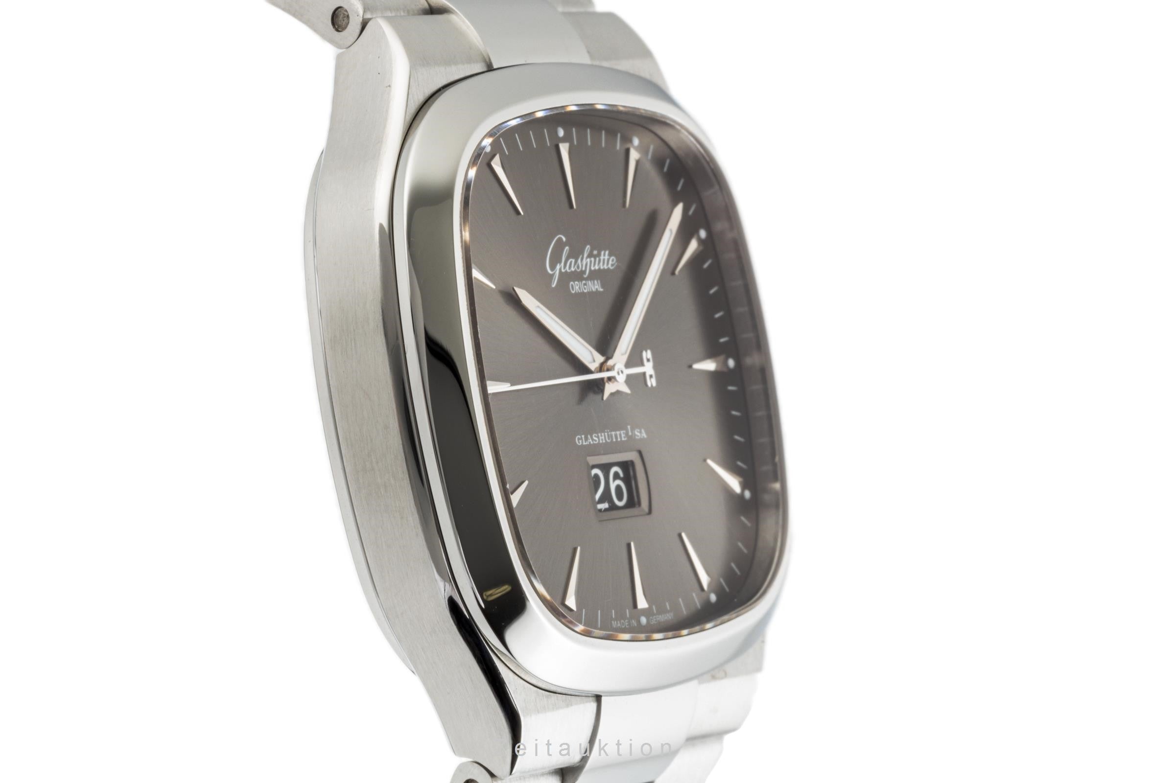 Glashütte Seventies acciaio automatismo orologio da uomo 2-39-47-12-12-14 LP: 10800EUR  [2301432]