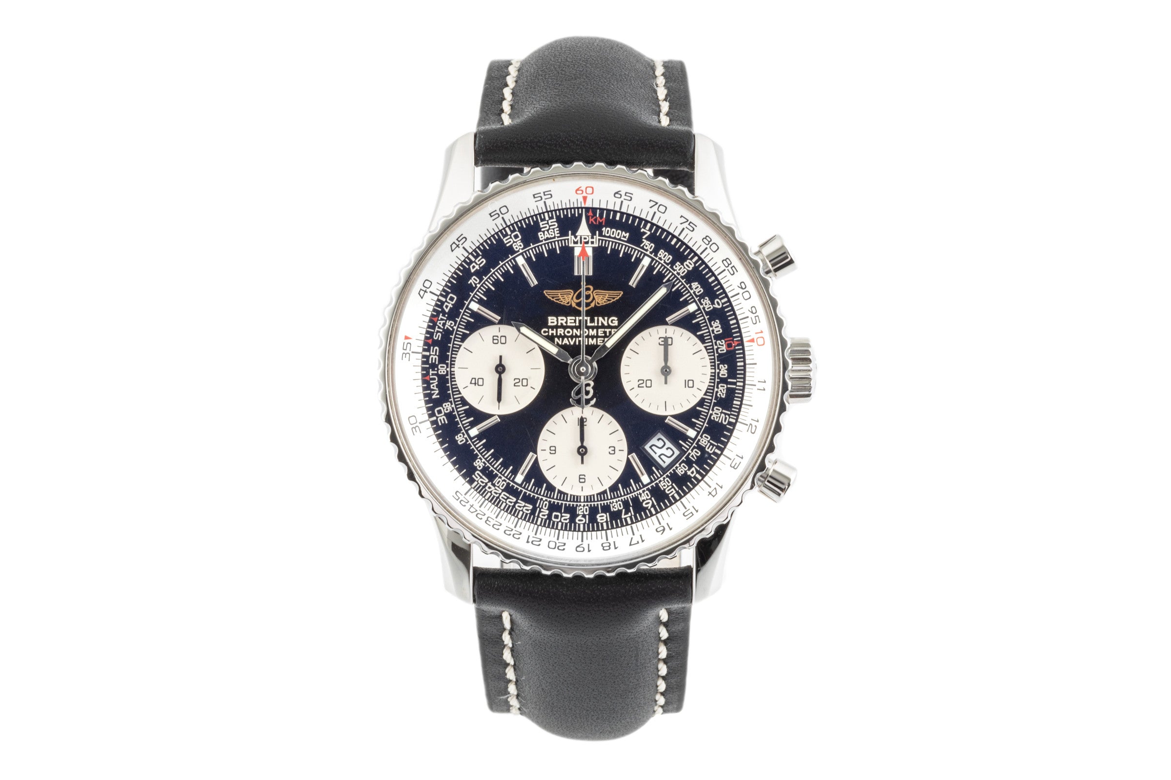 Breitling Navitimer chronograph steel automatic men's watch A23322 LP: 5850EUR  [2301442]