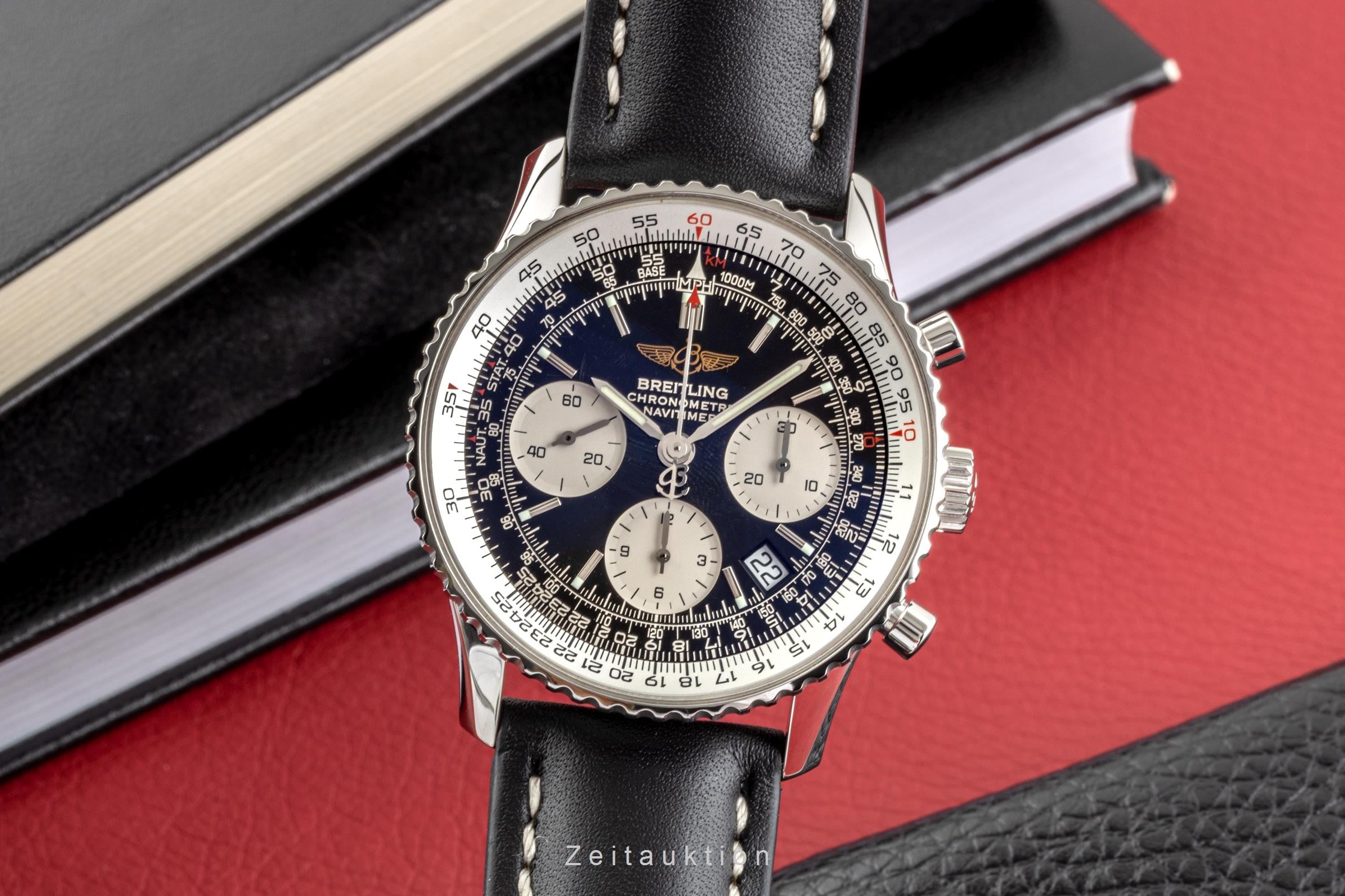Breitling Navitimer chronograph steel automatic Kal. B23 Ref