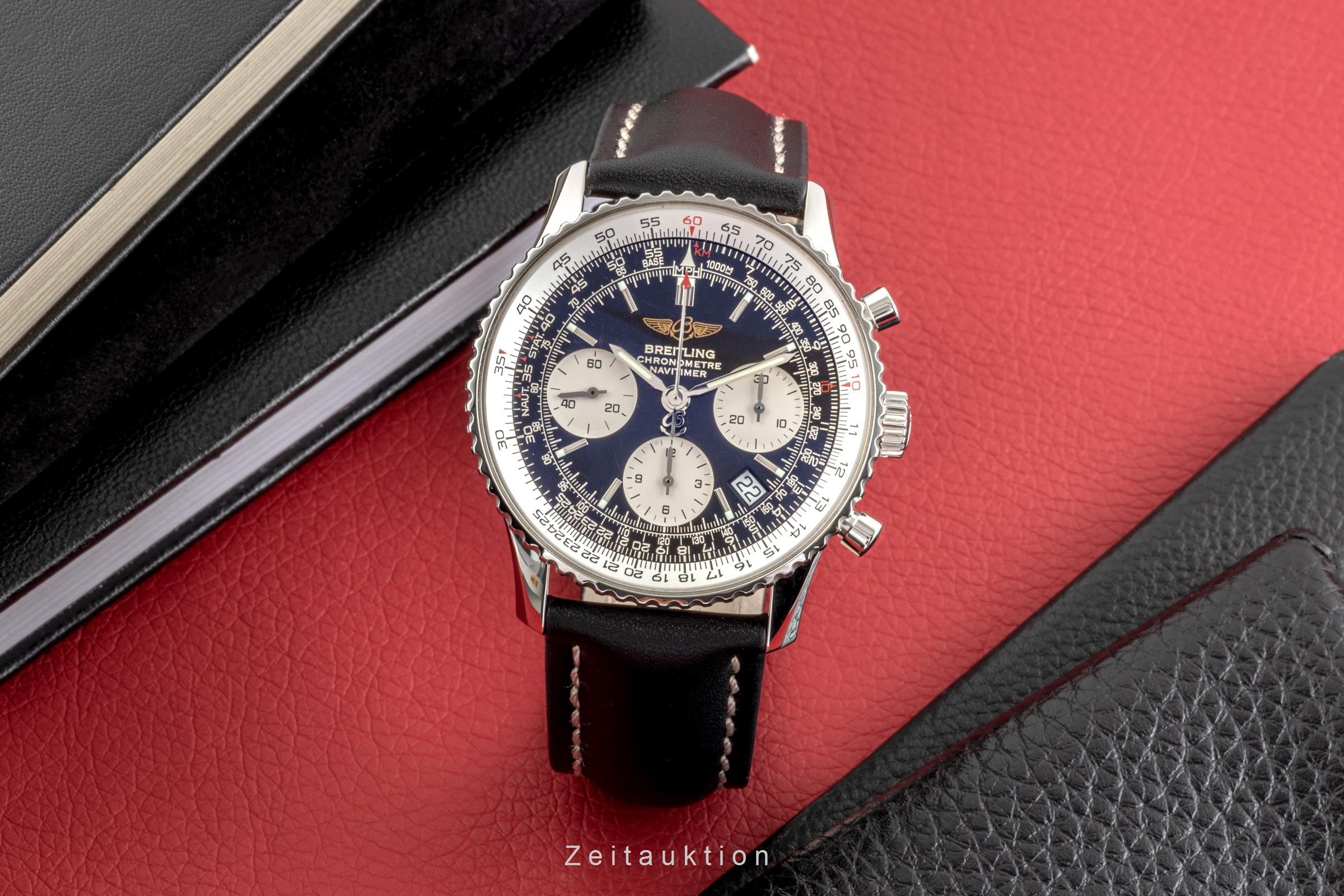 Breitling Navitimer chronograph steel automatic men's watch A23322 LP: 5850EUR  [2301442]