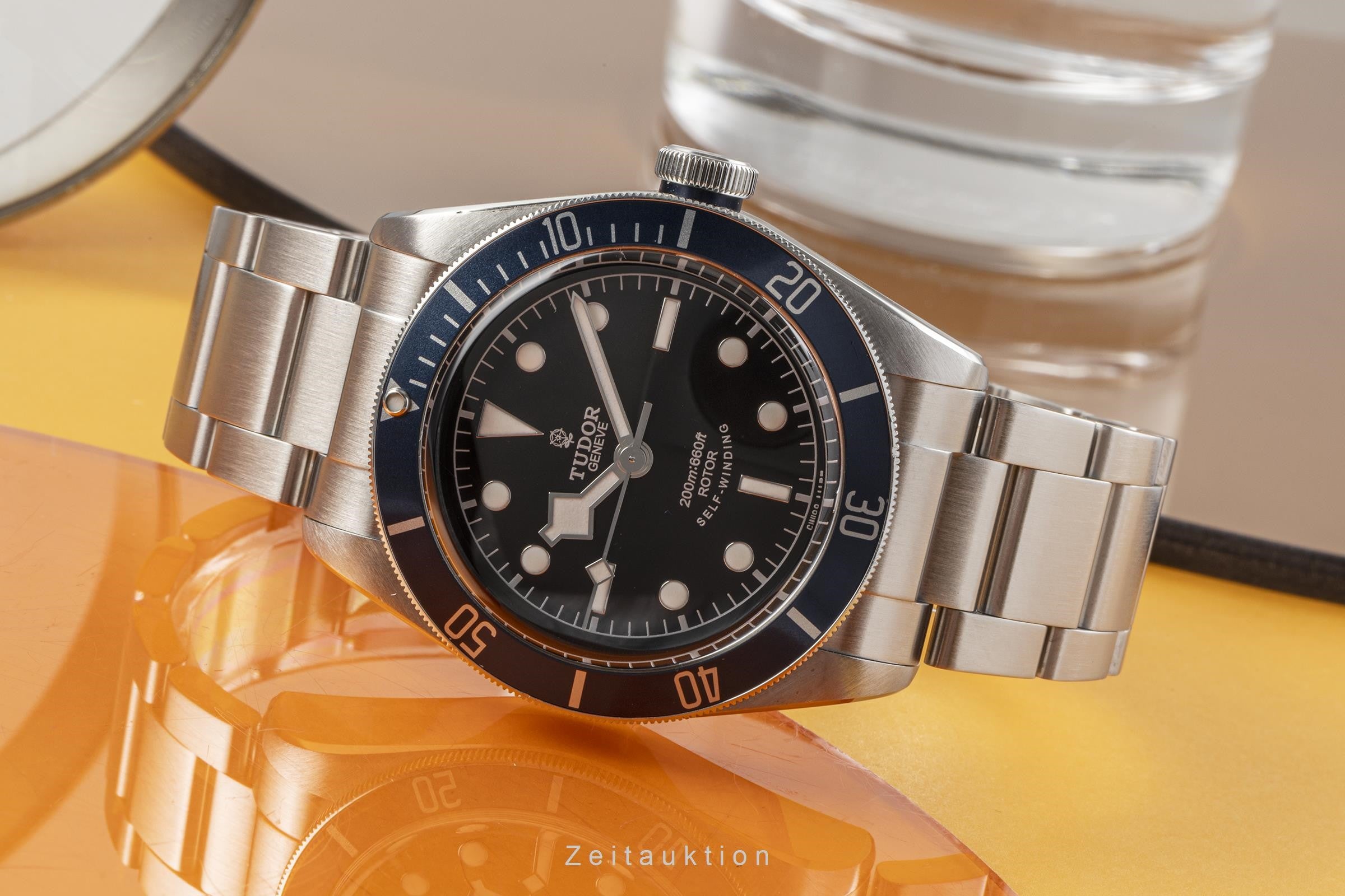 Tudor Black Bay acero automático reloj para caballeros 79220B LP: 3950EUR  [2301461]