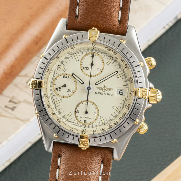 Breitling Chronomat chronographe acier / doré automatique montre pour hommes 81950  [2301510]