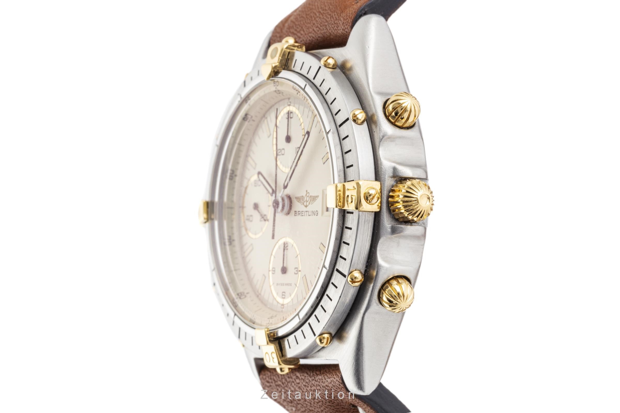 Breitling Chronomat chronographe acier / doré automatique montre pour hommes 81950  [2301510]