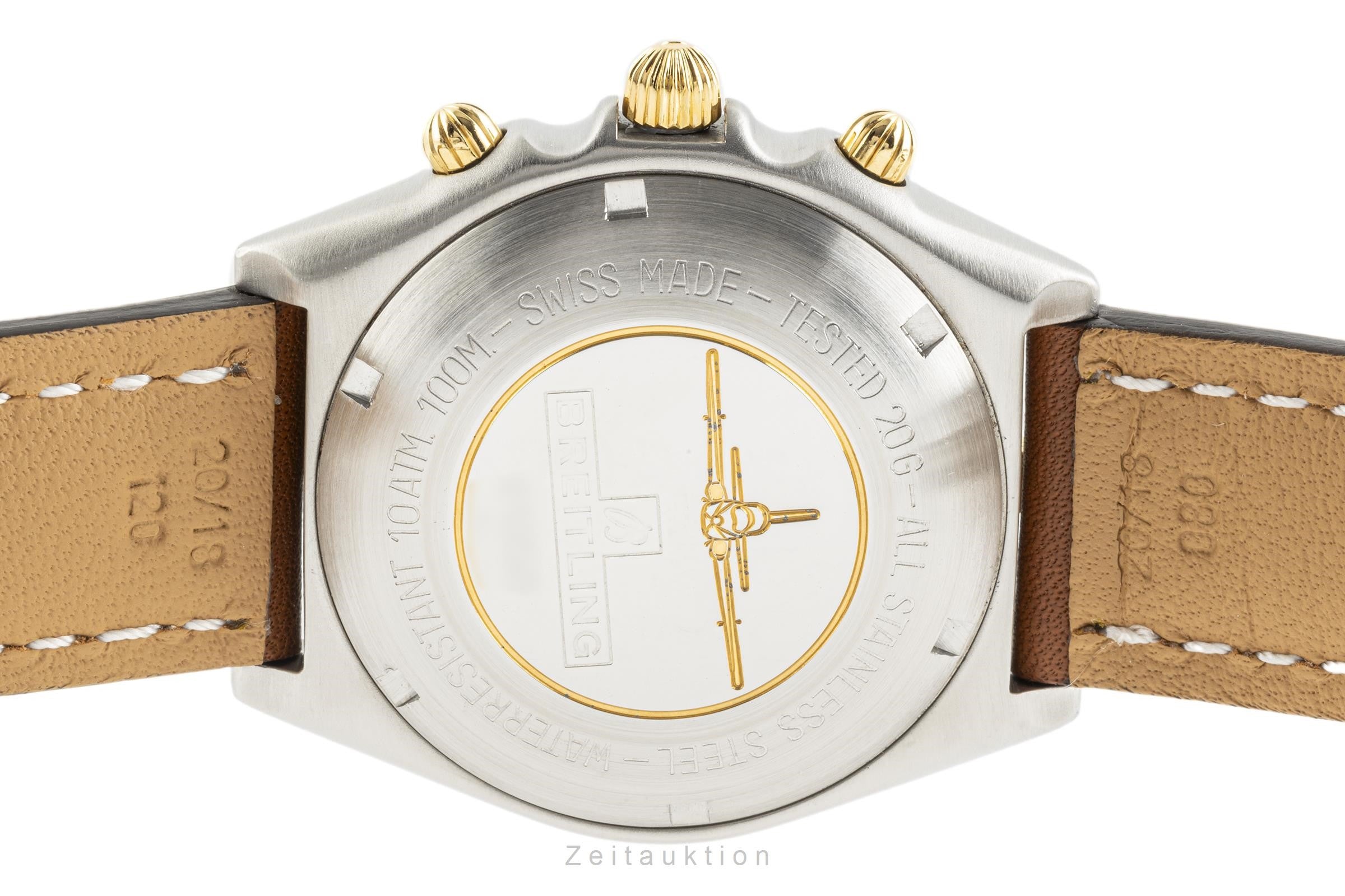 Breitling Chronomat chronographe acier / doré automatique montre pour hommes 81950  [2301510]