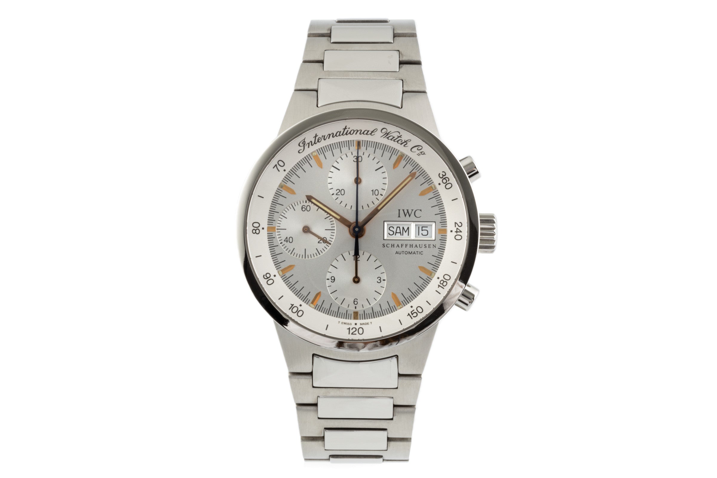 IWC GST Chronograph Day-Date Automatik Stahl IW370711 VP: 9300,- € [2301527]