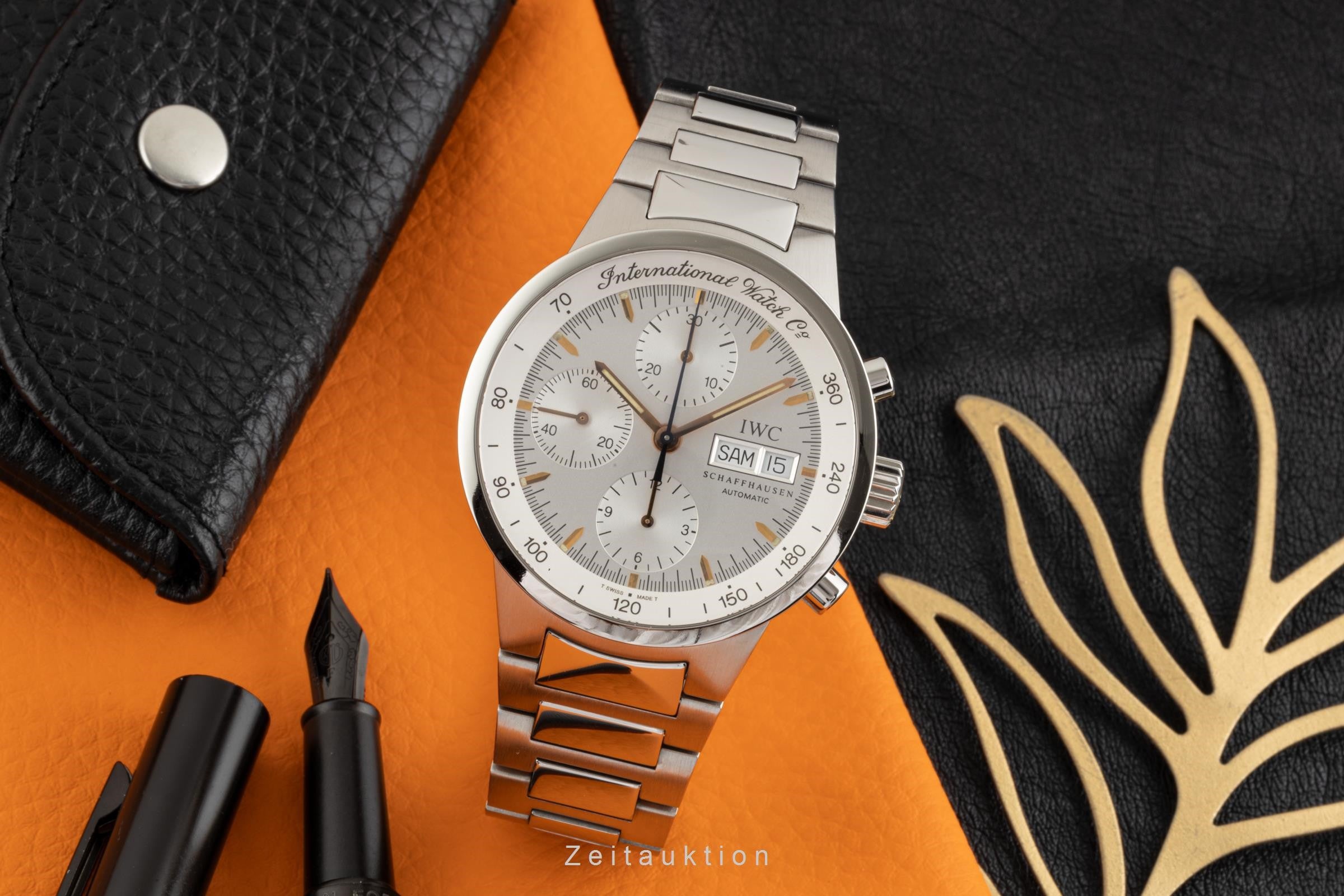 IWC GST Chronograph Day-Date Automatik Stahl IW370711 VP: 9300,- € [2301527]