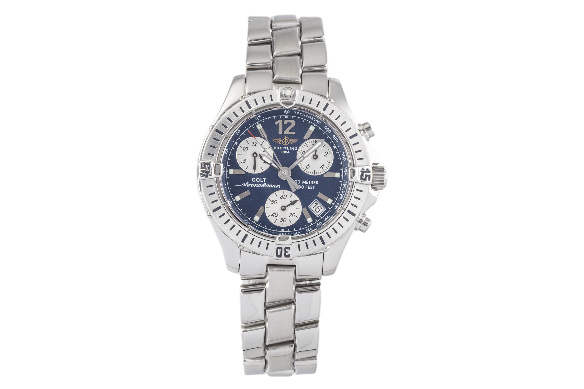 Breitling Colt Ocean chronograph steel quartz men's watch A53350  [2301576]