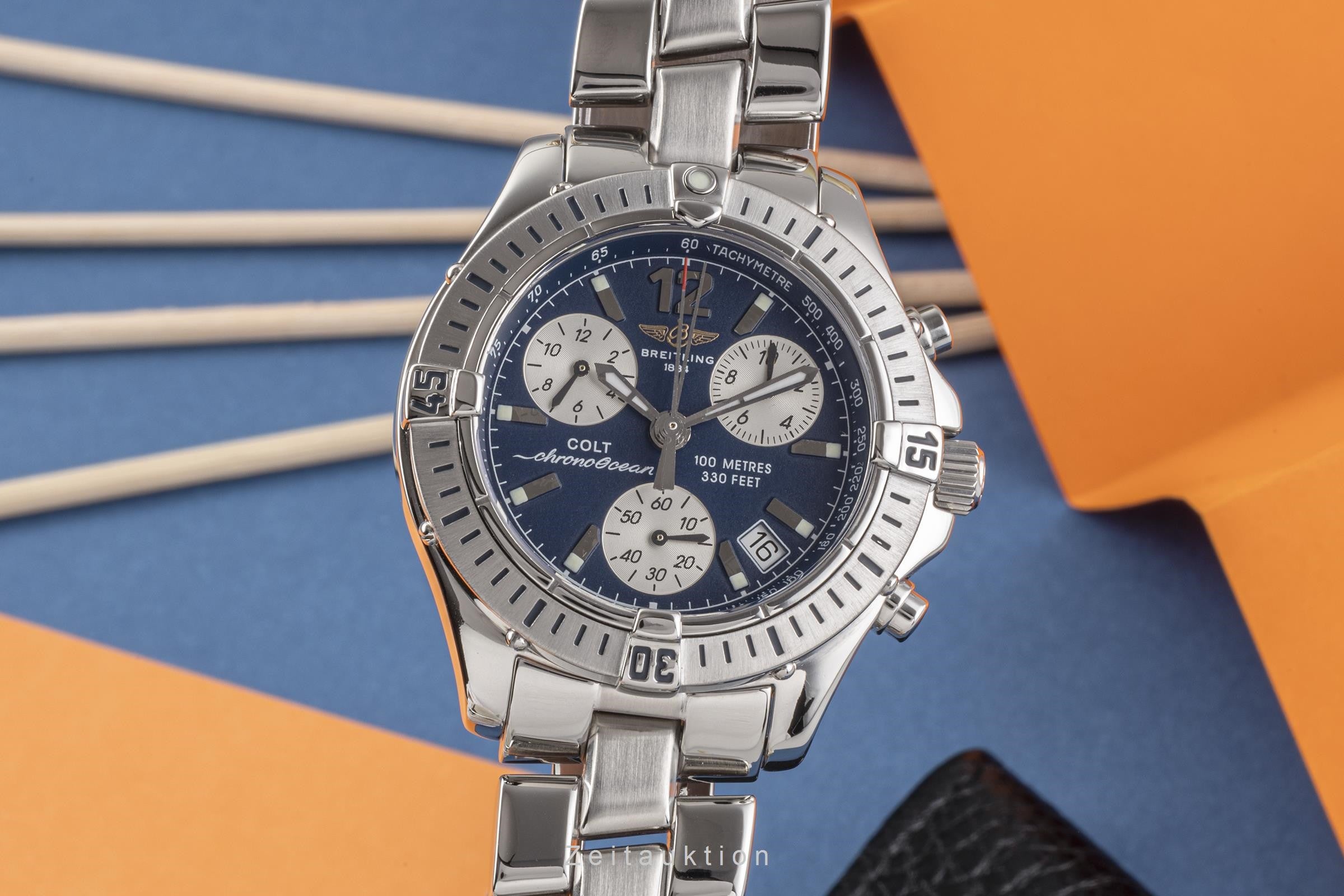 Breitling Colt Ocean chronograph steel quartz Kal. B53 Ref. A53350