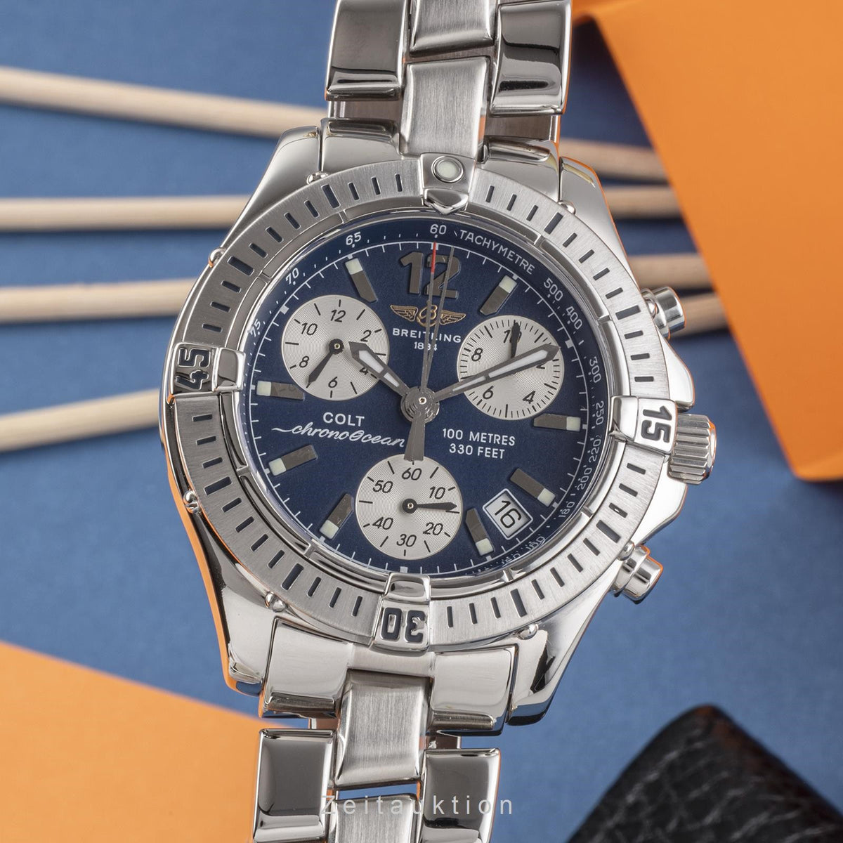 Breitling Colt Ocean chronograph steel quartz Kal. B53 Ref. A53350 