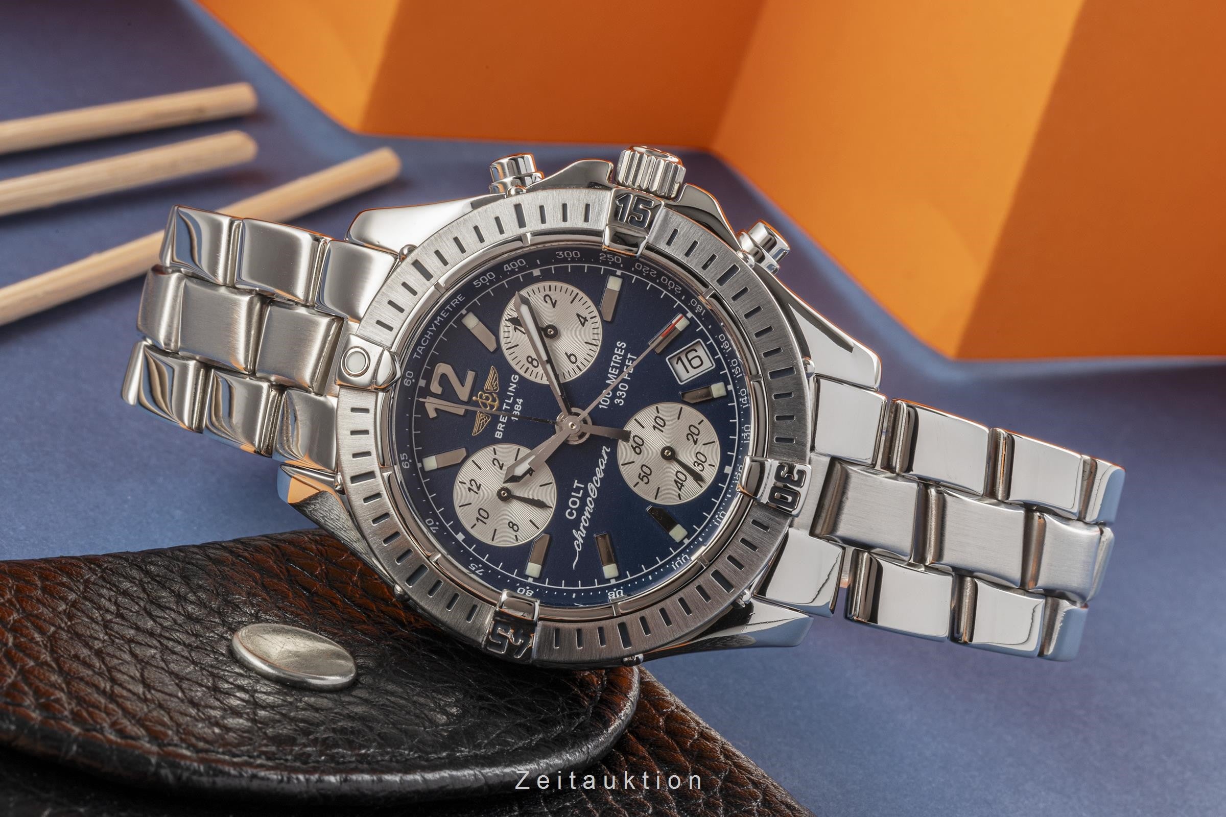 Breitling Colt Ocean chronograph steel quartz Kal. B53 Ref. A53350