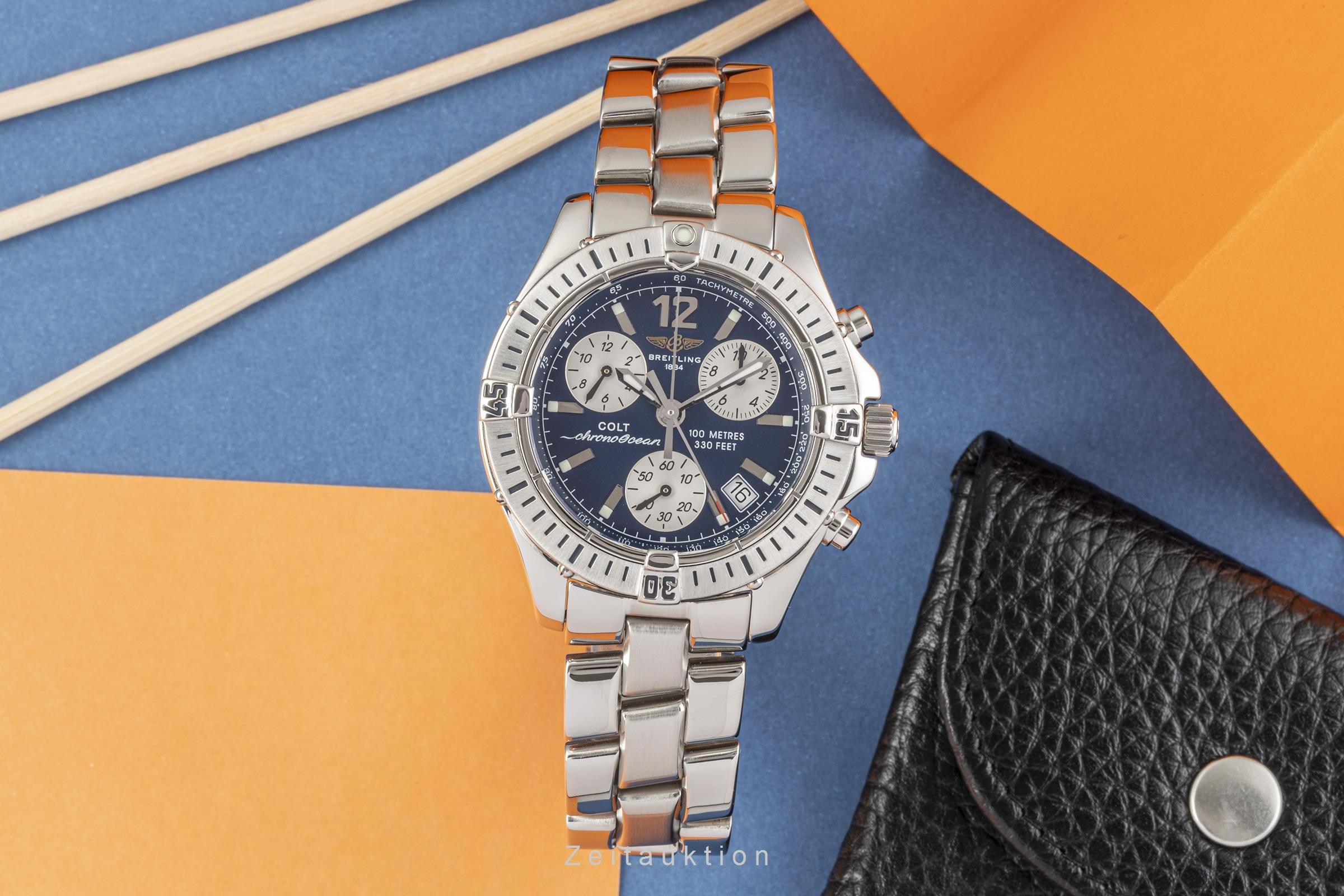 Breitling Colt Ocean chronograph steel quartz men's watch A53350  [2301576]