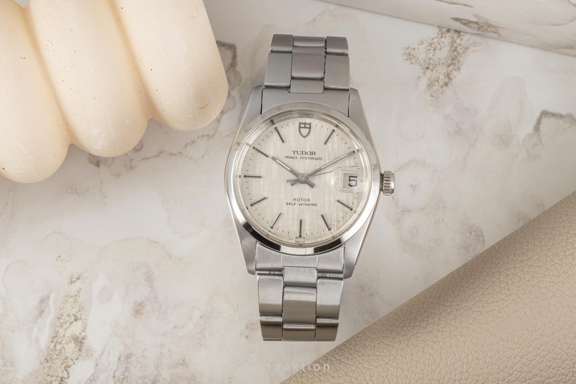 Tudor Prince Oysterdate Lines Dial Edelstahl Automatik Herrenuhr Ref. 74000  [2301582]