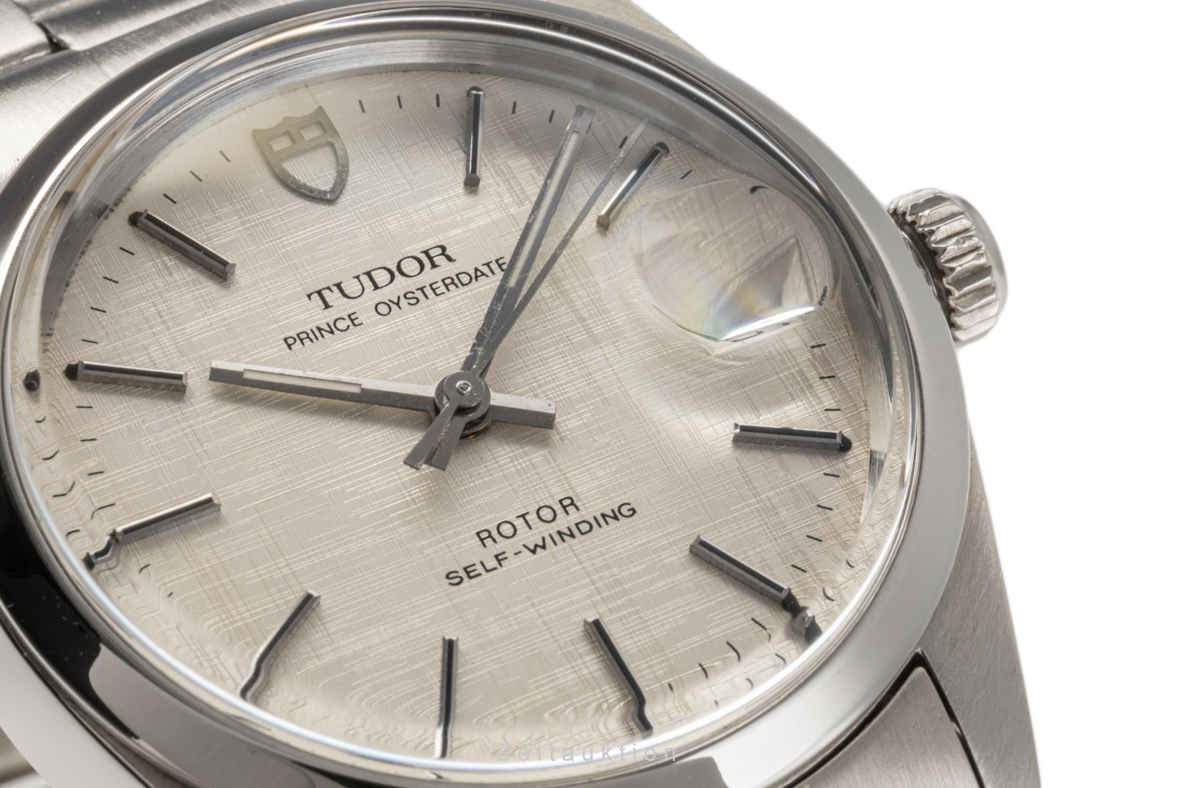 Tudor Prince Oysterdate Lines Dial Edelstahl Automatik Herrenuhr Ref. 74000  [2301582]