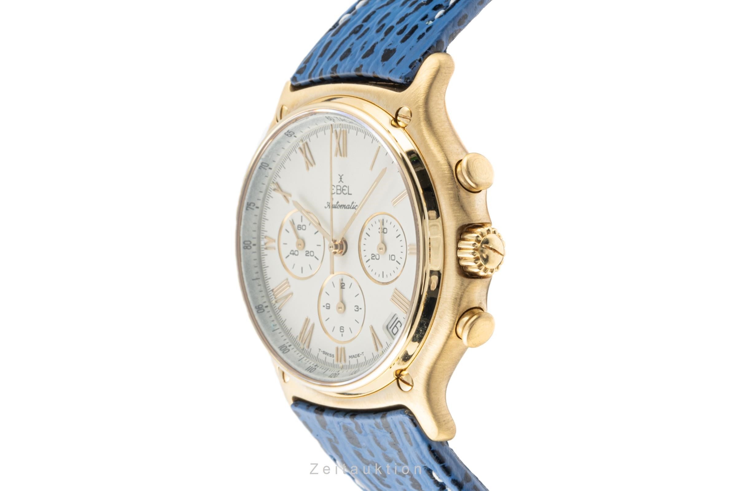 Ebel 1911 chronograph 18 ct gold automatic men's watch 8134901 LP: 0EUR  [2301600]