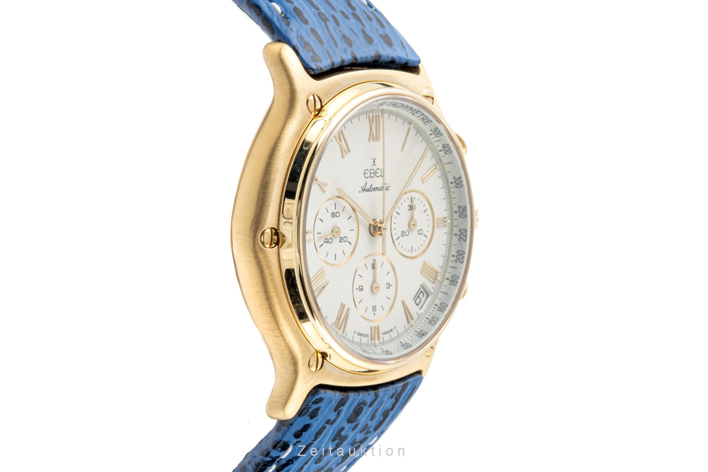 Ebel 1911 chronograph 18 ct gold automatic men's watch 8134901 LP: 0EUR  [2301600]