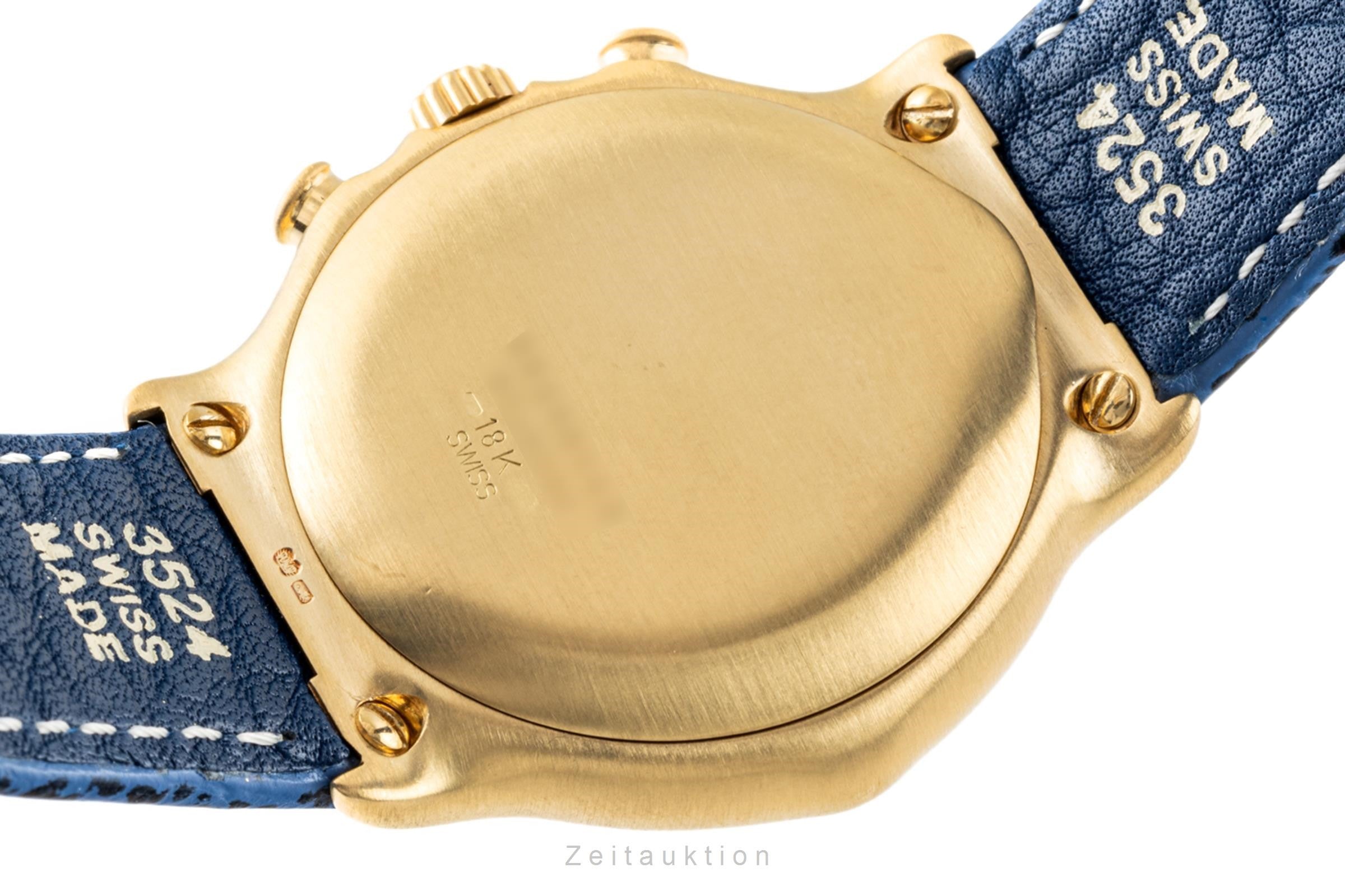 Ebel 1911 chronograph 18 ct gold automatic men's watch 8134901 LP: 0EUR  [2301600]