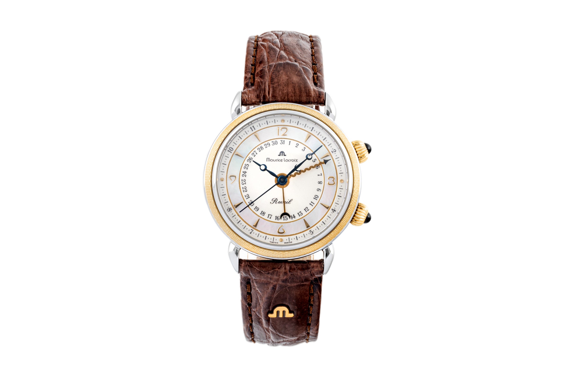 Maurice Lacroix Masterpiece steel / gold manual winding men's watch 63511  [2301634]