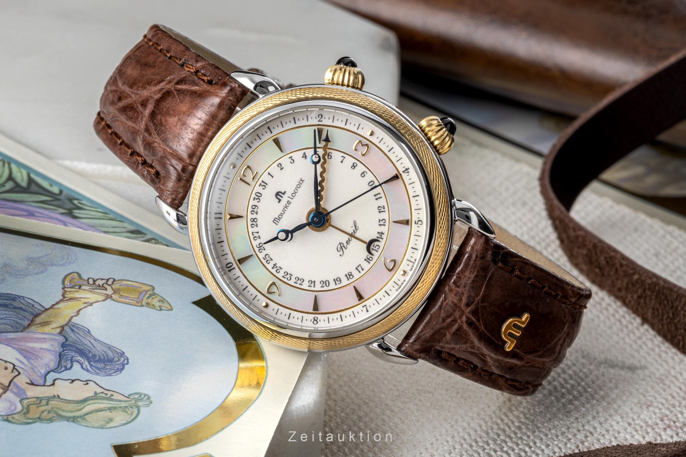 Maurice Lacroix Masterpiece steel / gold manual winding Ref. 63511