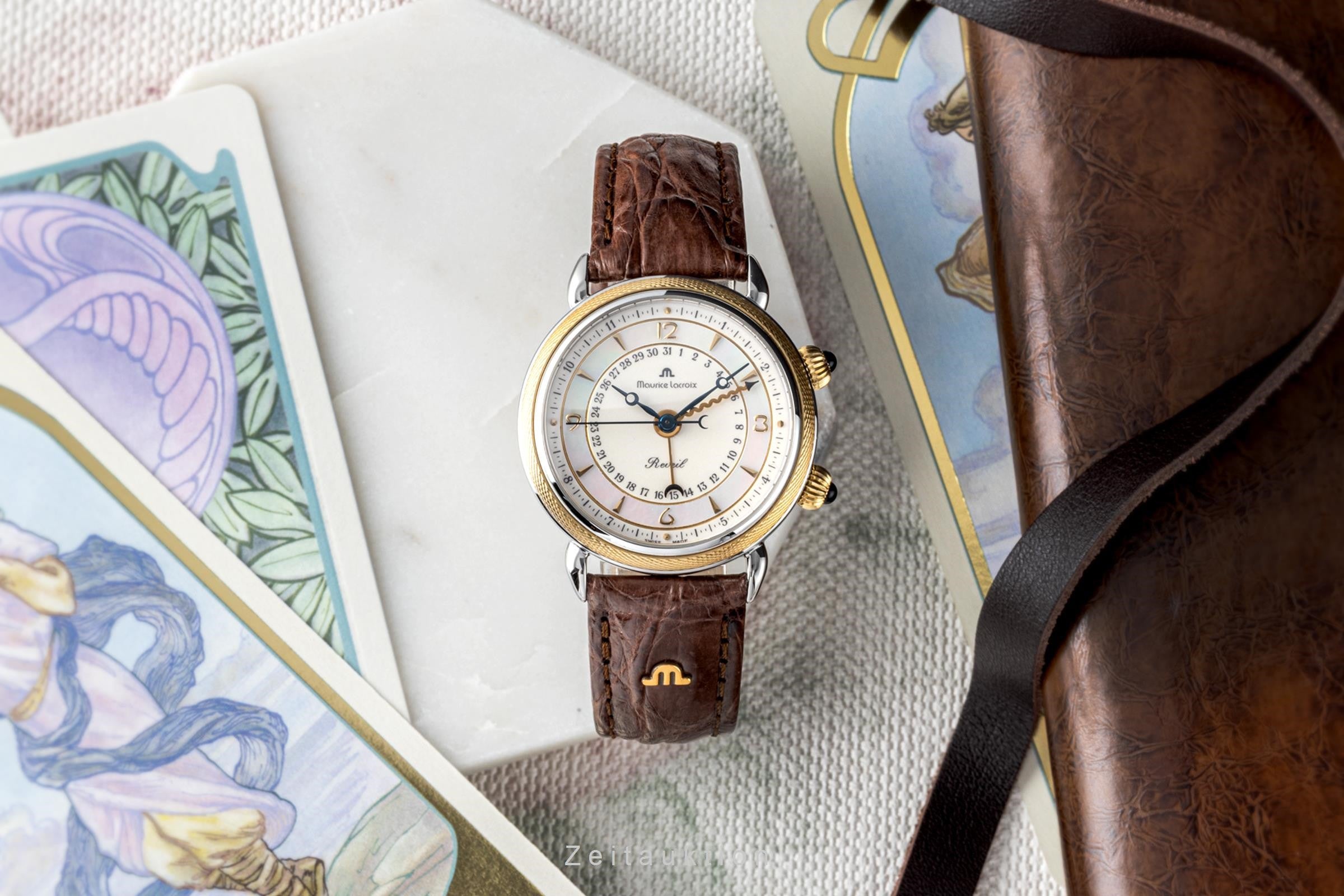 Maurice Lacroix Masterpiece steel / gold manual winding men's watch 63511  [2301634]