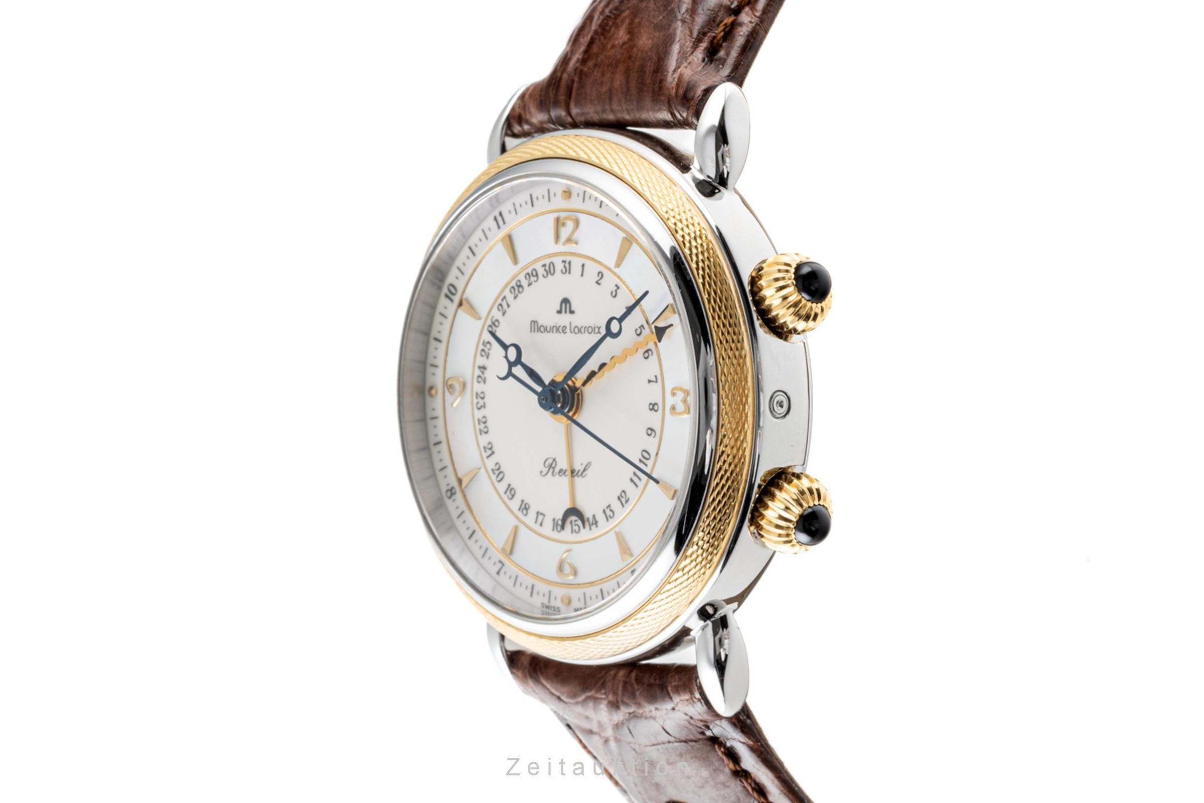 Maurice Lacroix Masterpiece steel / gold manual winding men's watch 63511  [2301634]